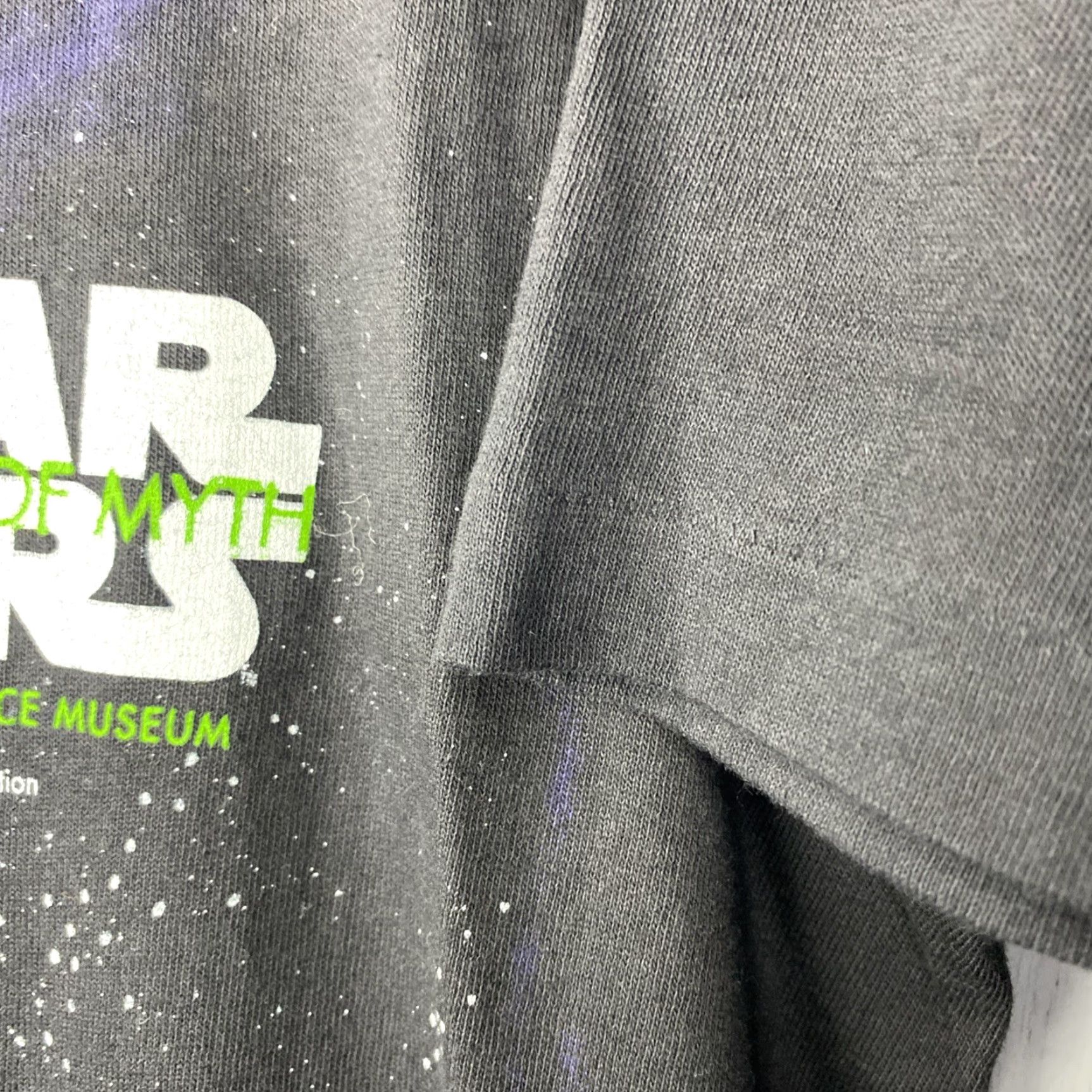Star Wars VINTAGE Star Wars Death Star T Shirt Single Stitch USA Made L 90s Smithsonian Shirt Mens Black Cotton Short Sleeve Crew Neck 1990s Size US L / EU 52-54 / 3 - 3 Thumbnail