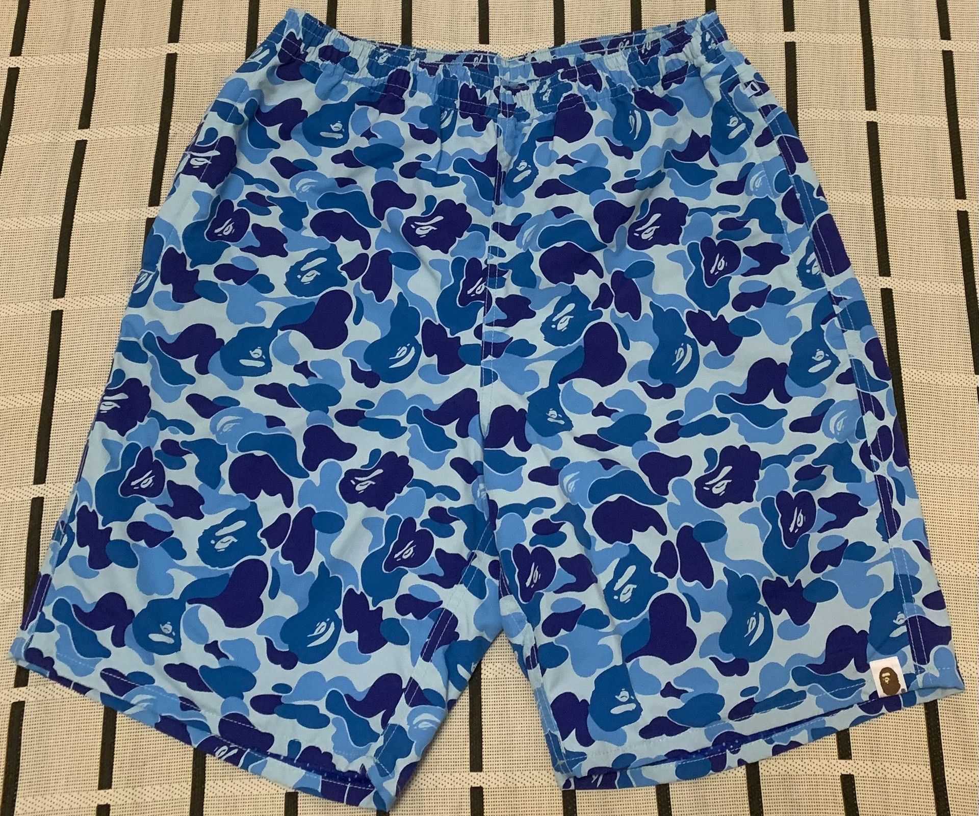 Bape Bape Camo Ape Blue Shorts M Men Size US 32 / EU 48 - 1 Thumbnail