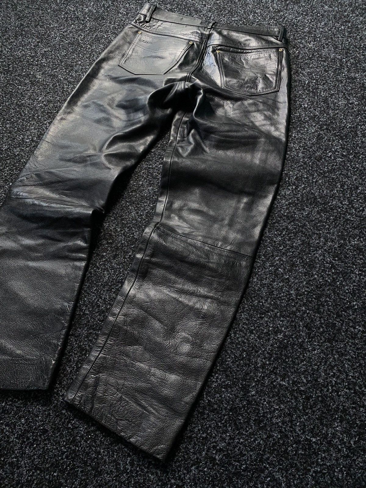 Leather Difi Leather Moto Biker Racing Pants Opium y2k Size US 33 - 14 Thumbnail