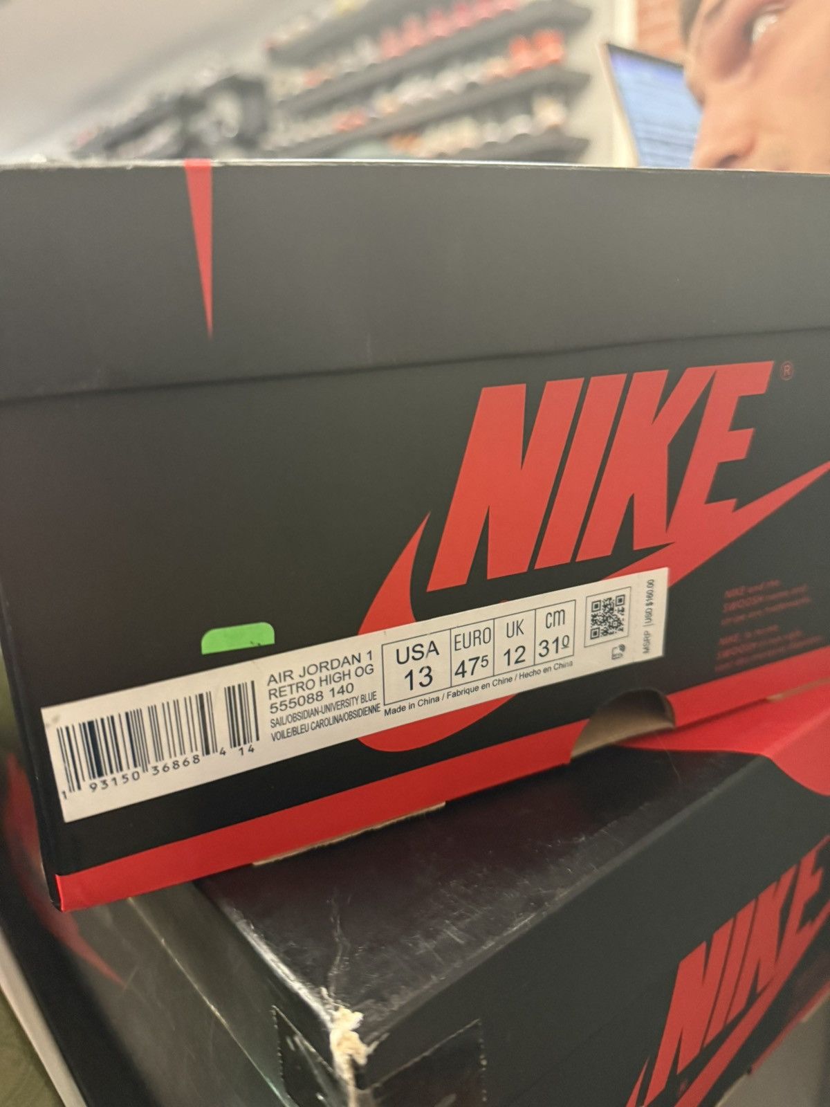 Jordan Brand Jordan 1 Obsidians Size US 13 / EU 46 - 7 Thumbnail