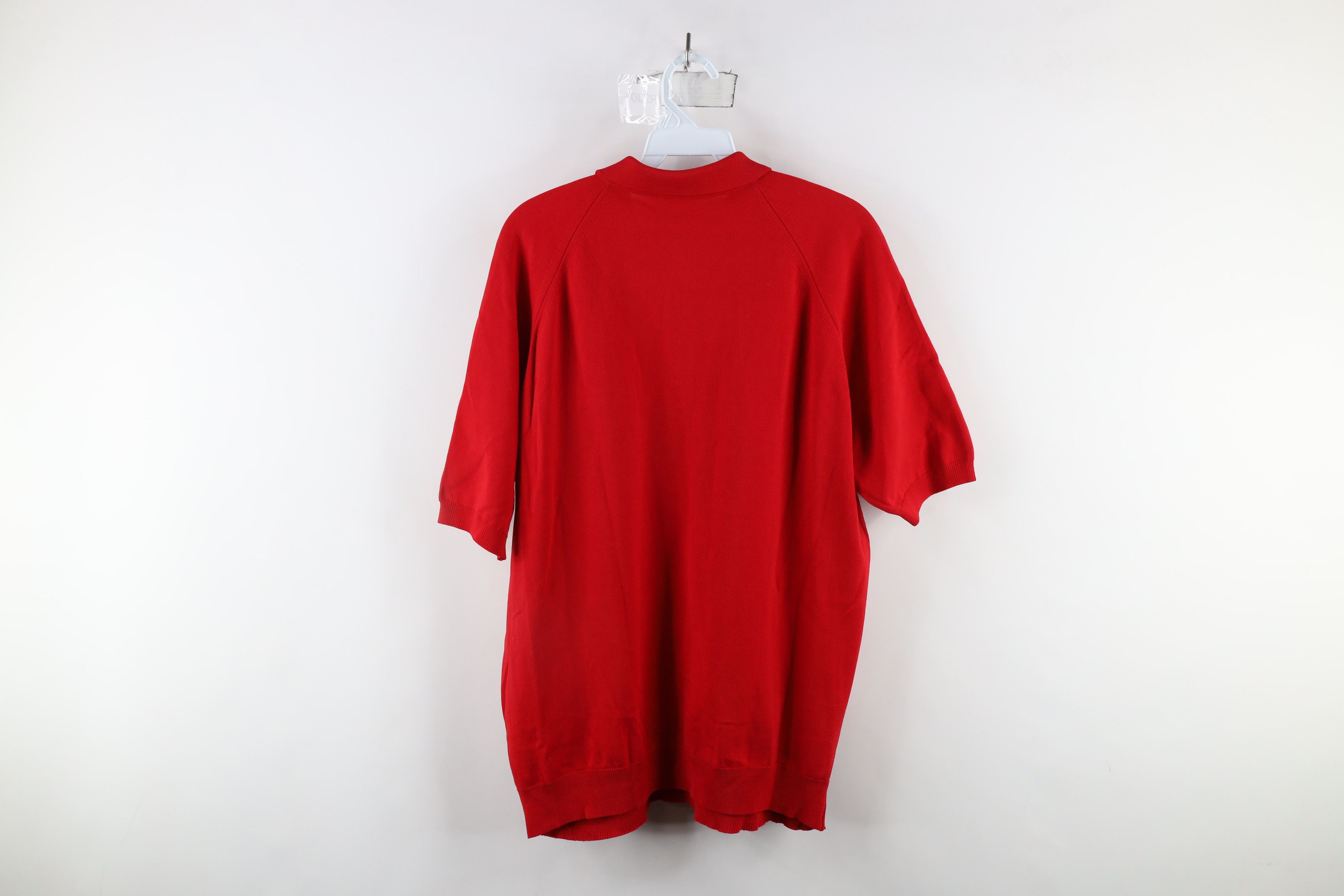 Vintage Vintage 60s 70s Rockabilly Geometric Pullover Polo Shirt USA Size US XL / EU 56 / 4 - 8 Thumbnail