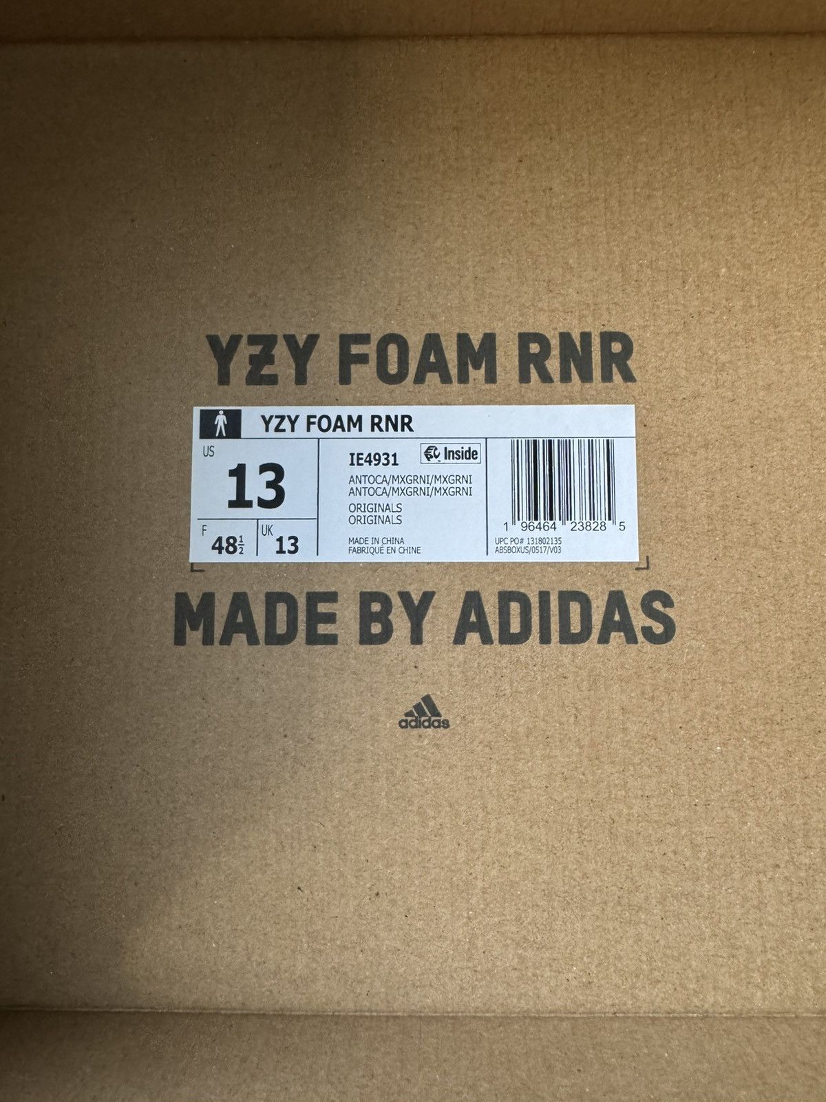 Adidas Adidas Yeezy foam rnr Mx granite 2024 Size US 13 / EU 46 - 8 Thumbnail