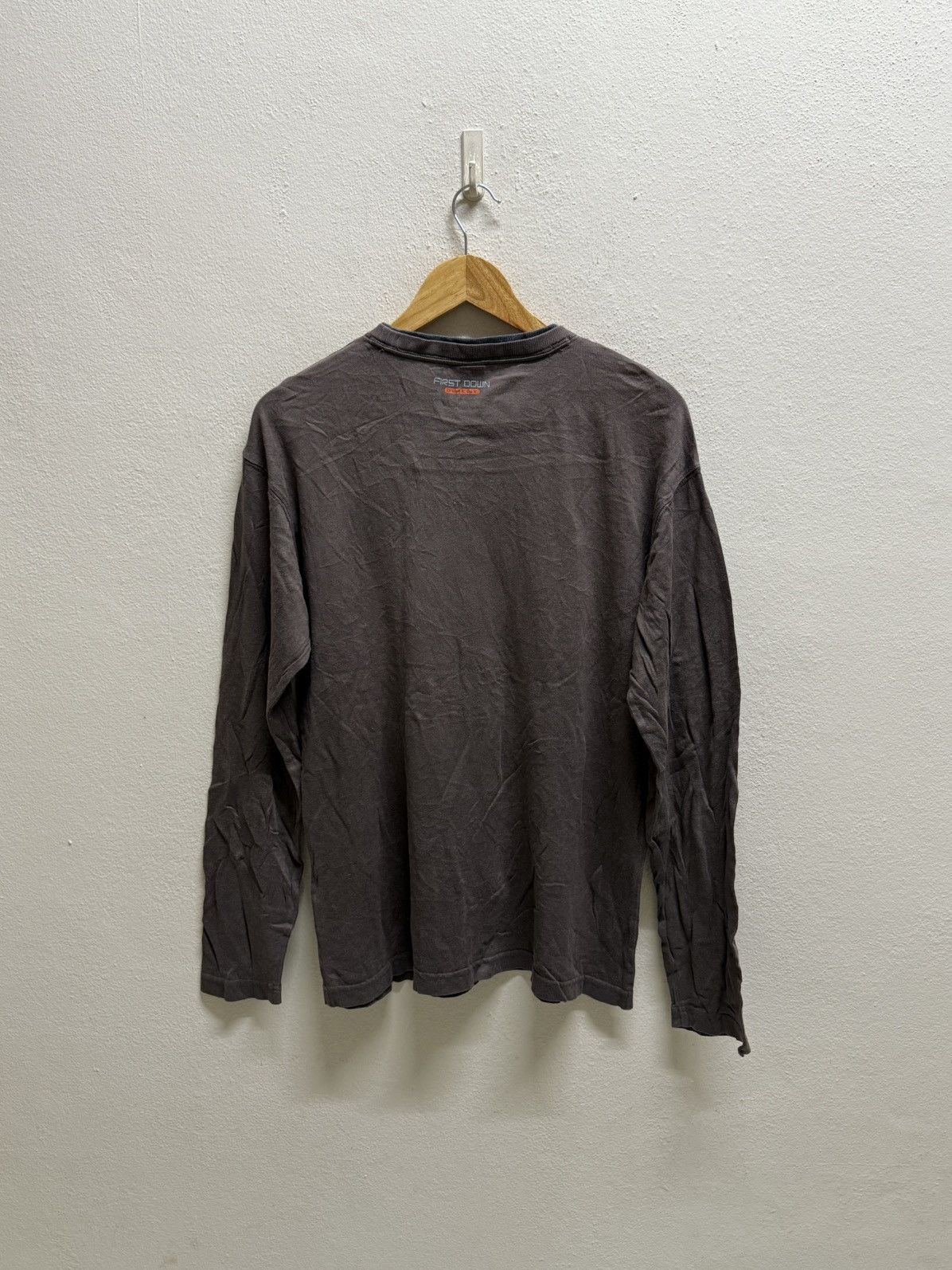 The Mountain Vintage First Down Mountain Double Colar Longsleeve Tshirt Size US M / EU 48-50 / 2 - 4 Thumbnail