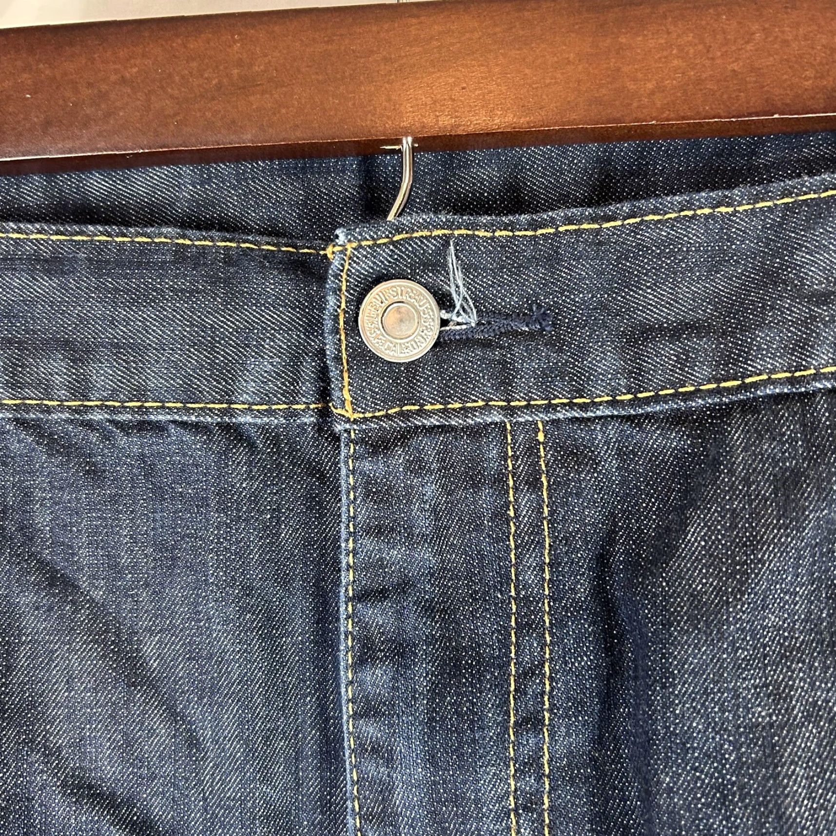 Levi's Levi's 569 Jeans Mens 42x30 Dark Indigo Wash Loose Straight Denim Pants Regular 42 Inseam 28in Blue 5-Pocket Mens Fit: Relaxed Mens Size US 42 / EU 58 - 3 Thumbnail