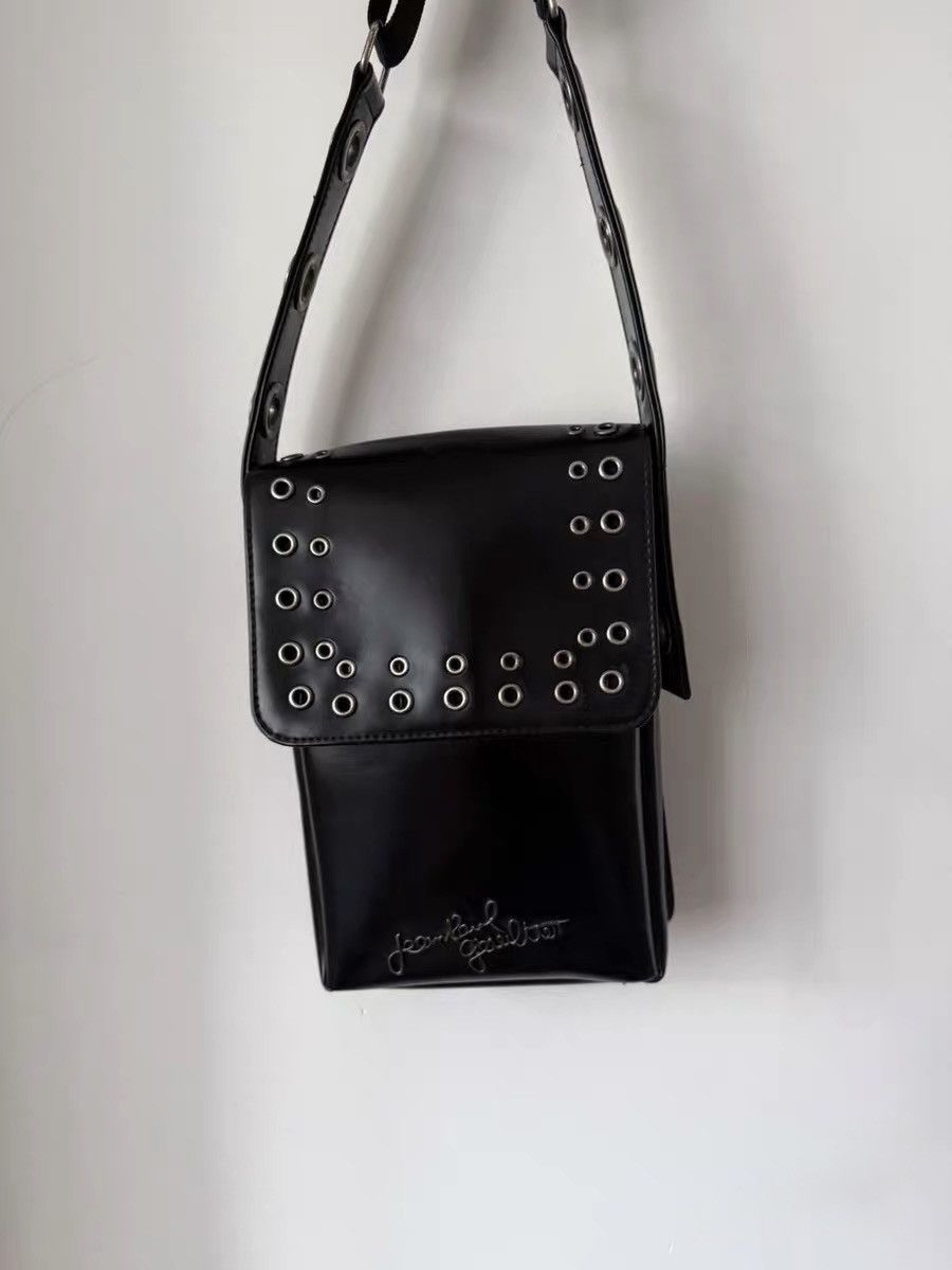 Jean Paul Gaultier Jean Paul Gaultier Early 2000s Studded Leather Shoulder Bag Size ONE SIZE - 1 Thumbnail
