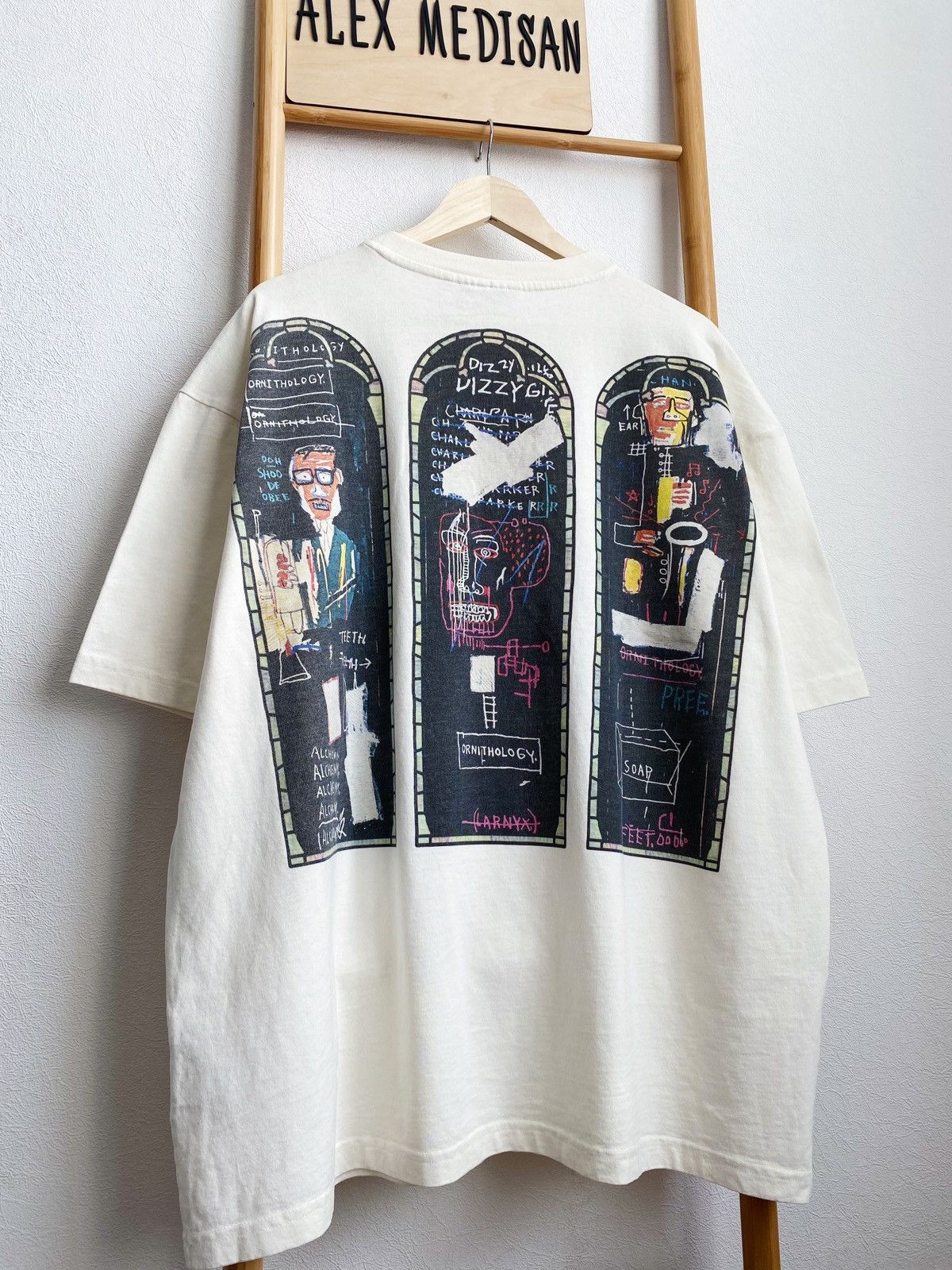WHO DECIDES WAR x BASQUIAT x H&M RELAXED FIT COTTON T-SHIRT
