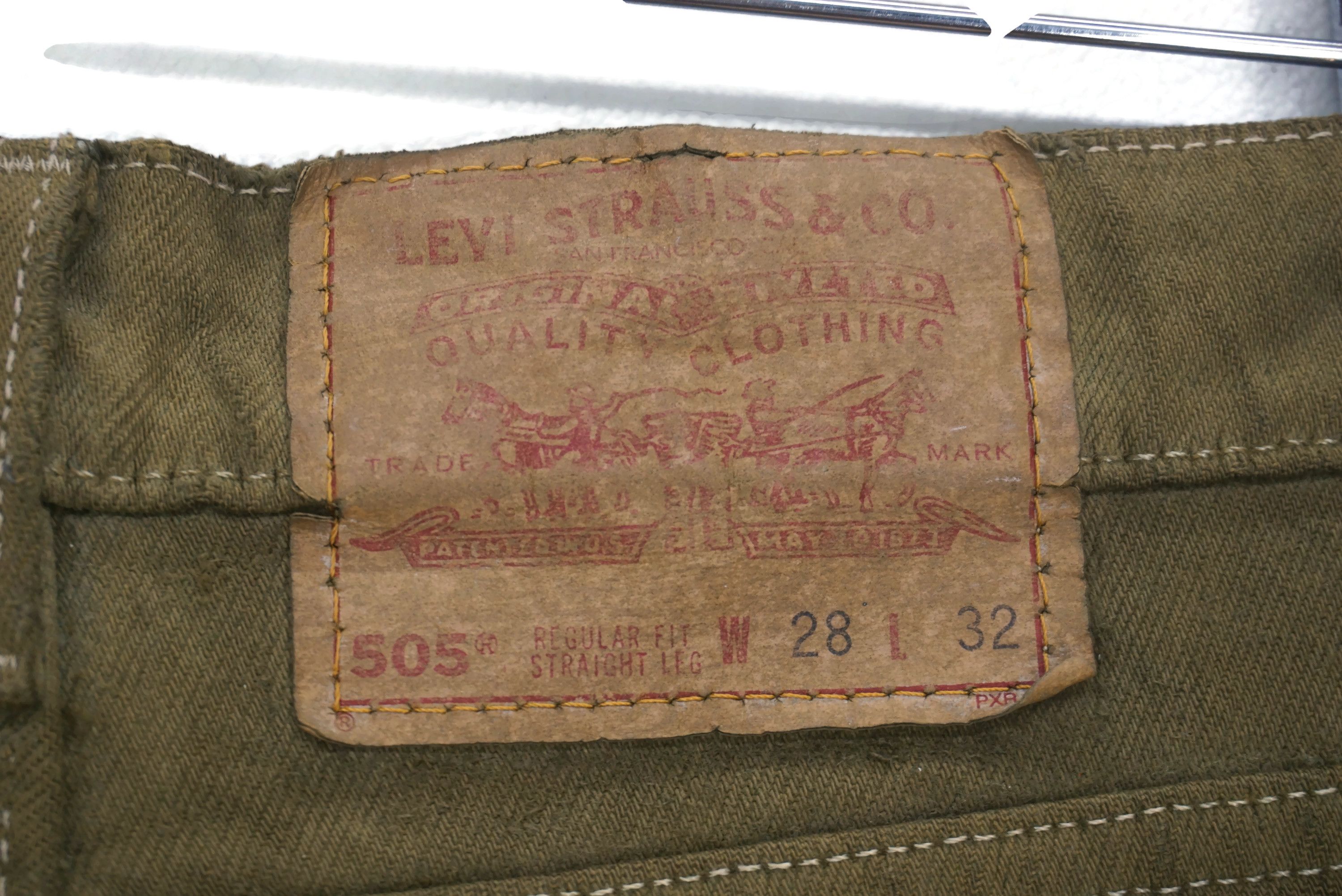Levi's Vintage Levi's 505 Jeans Size W28 L32 Made in USA Denim Size US 28 / EU 44 - 8 Thumbnail