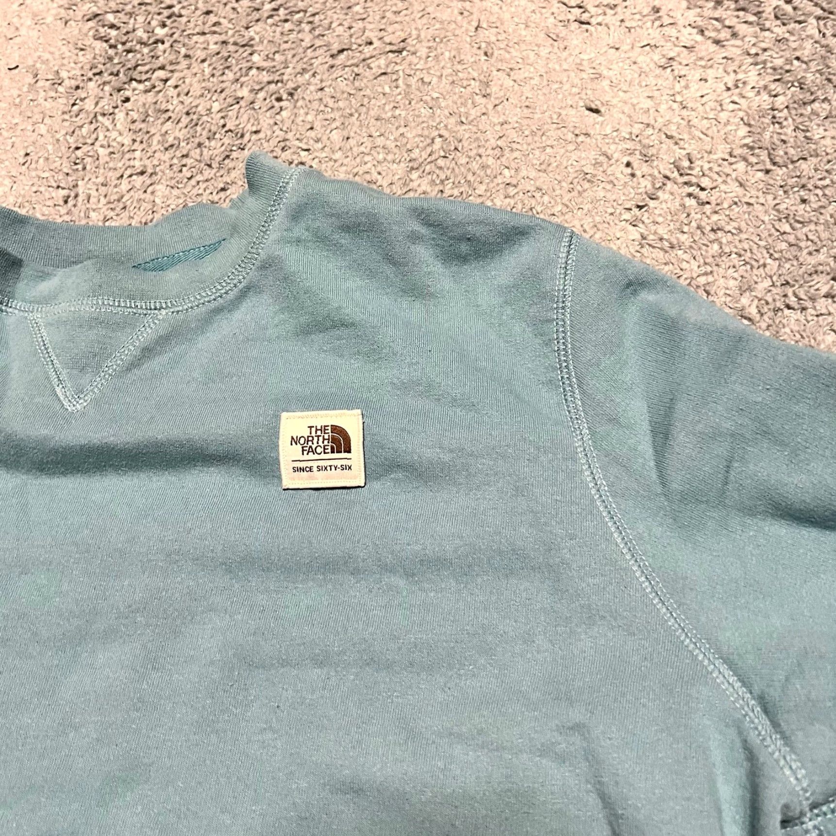 The North Face The North Face Sweatshirt Womens XL Circular Design Crew Neck Sweater Blue Size XL / US 12-14 / IT 48-50 - 2 Thumbnail