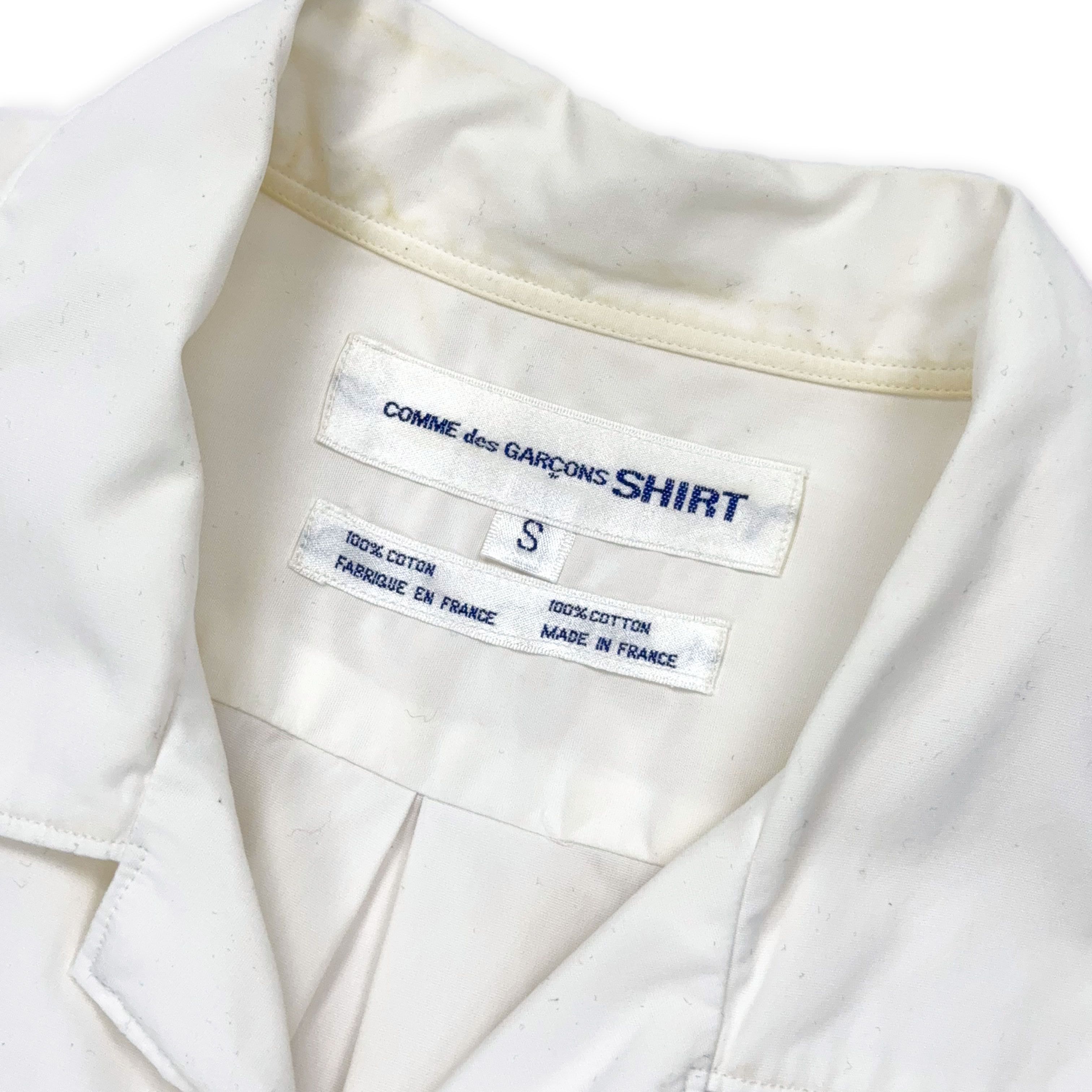 Comme des Garcons SHIRT 90s Short-sleeve Darted Camp Collar Shirt Size US S / EU 44-46 / 1 - 3 Thumbnail