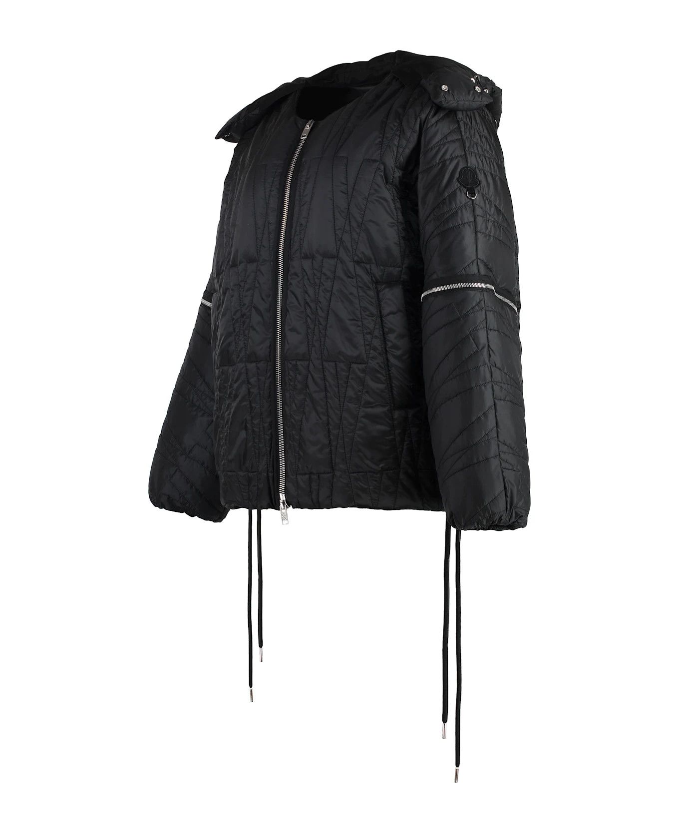 Moncler o1y1125 Hooded Shell Jacket in Black Size S / US 4 / IT 40 - 3 Thumbnail