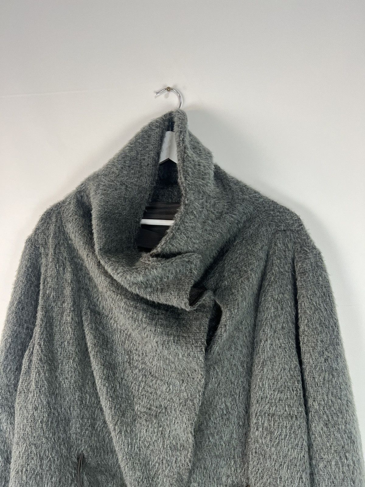 Annette Gortz Annette Gortz Schurwolle Mohair Coat Size XL / US 12-14 / IT 48-50 - 3 Thumbnail