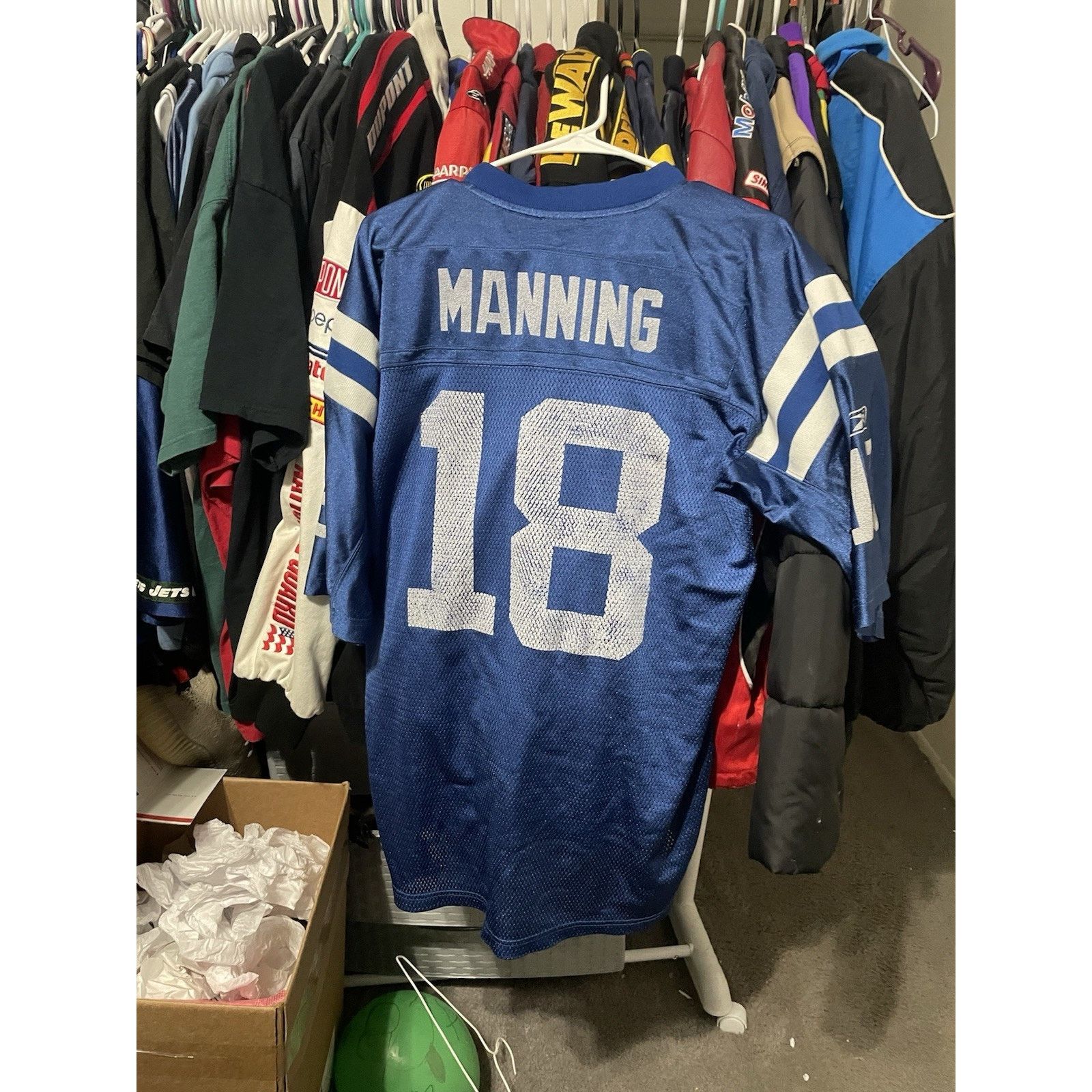 Reebok Size L- VTG Peyton Manning Indiana Colts Reebok NFL Jersey Size US L / EU 52-54 / 3 - 2 Thumbnail
