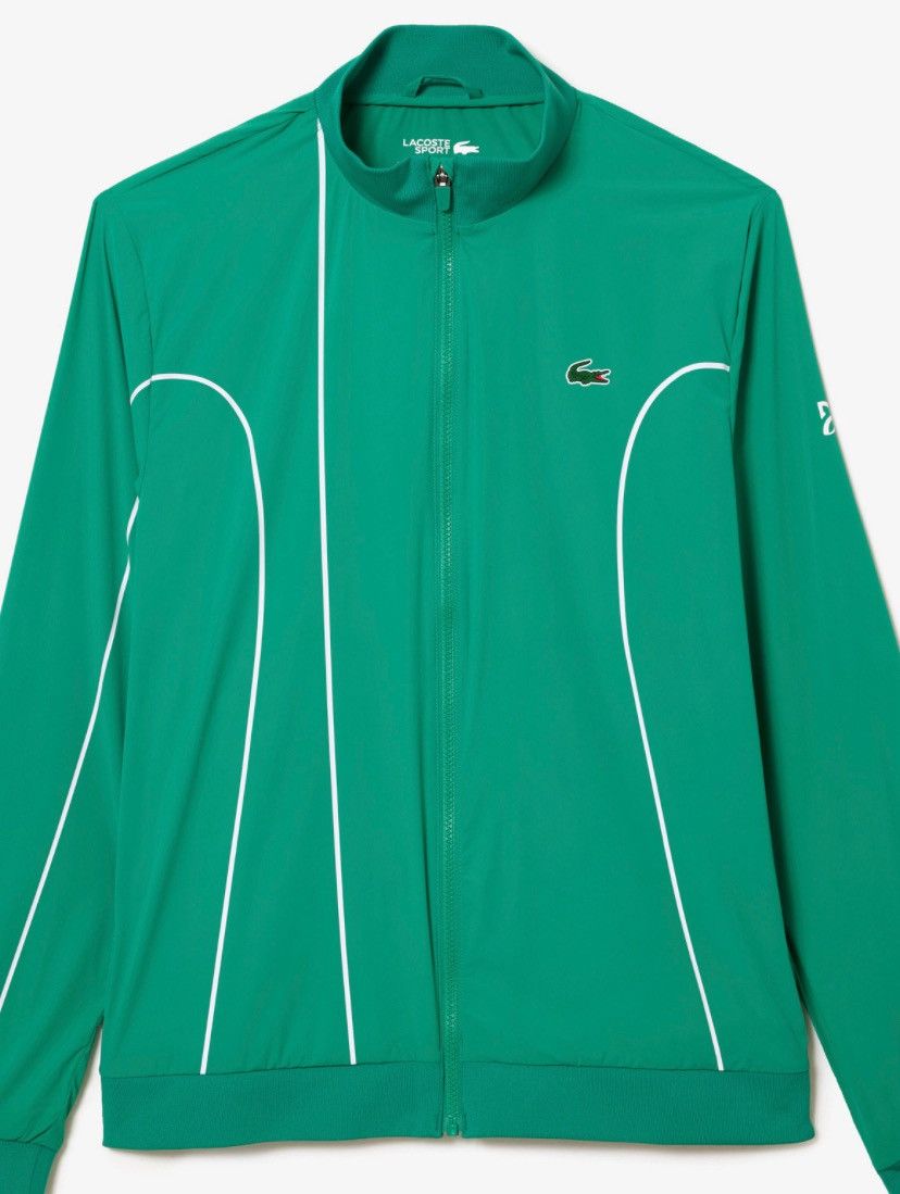 Lacoste Lacoste Sport Novak Djokovic Mens Small Green Jacket Size US S / EU 44-46 / 1 - 3 Thumbnail