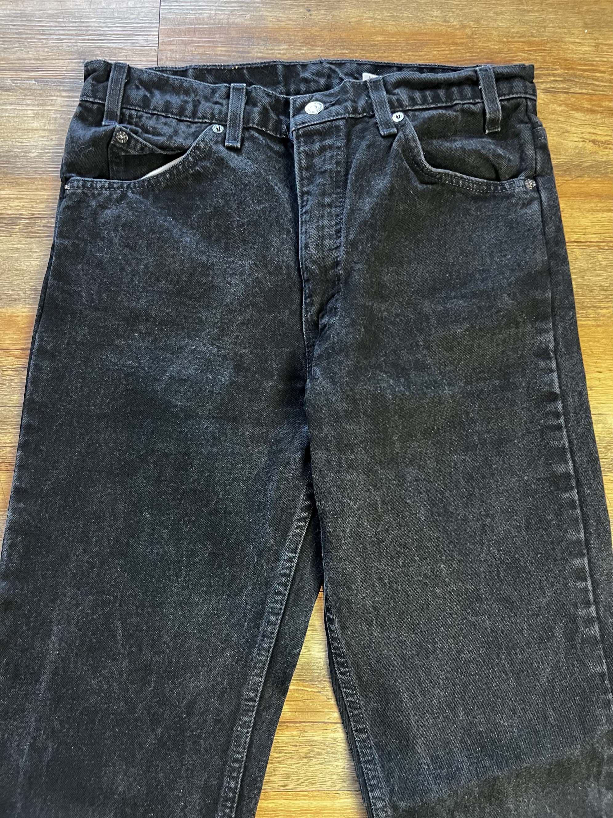 Levi's Vintage Clothing Vintage 1980's-1990's Levi's 505 Black Orange Tab Jeans Size US 34 / EU 50 - 2 Thumbnail