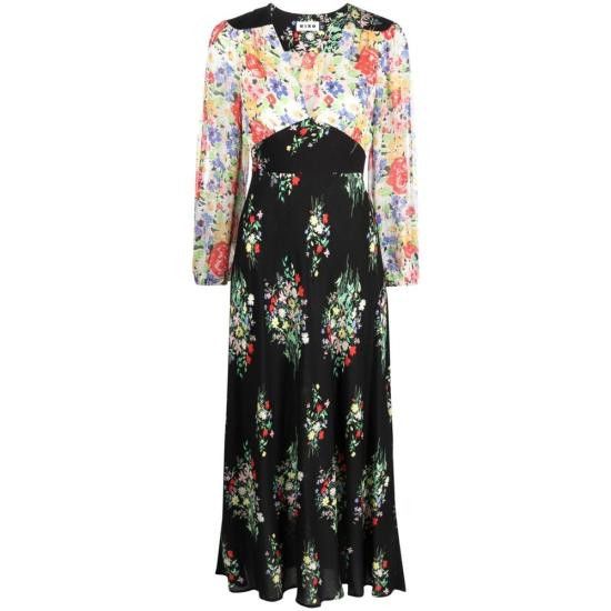 RIXO RIXO Women Dresses KAILA LEOBR BLACK Size S / US 4 / IT 40 - 1 Thumbnail