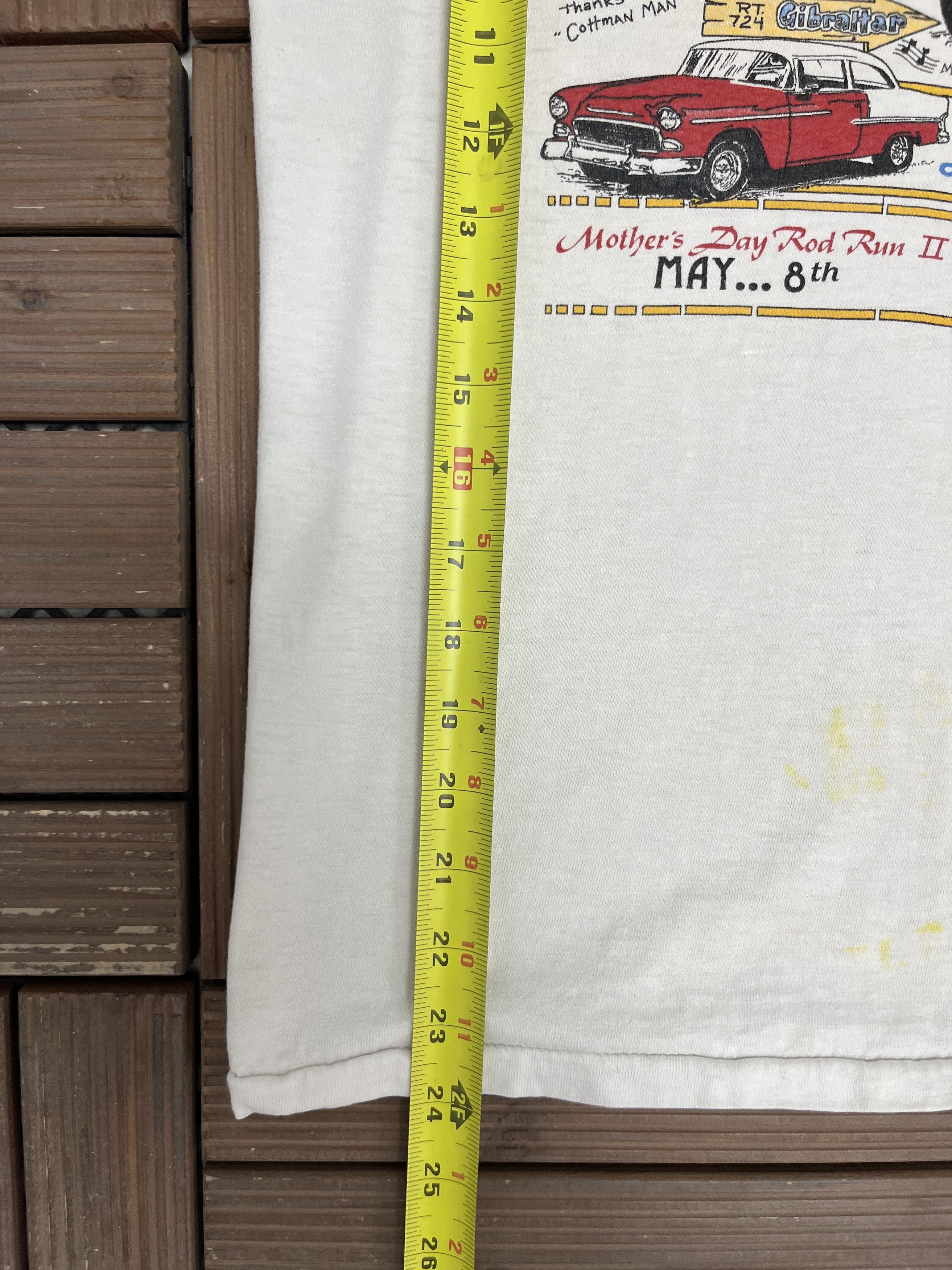 Vintage Pretzel City Car Show '88 Vintage White T-Shirt Tee Size US M / EU 48-50 / 2 - 8 Thumbnail