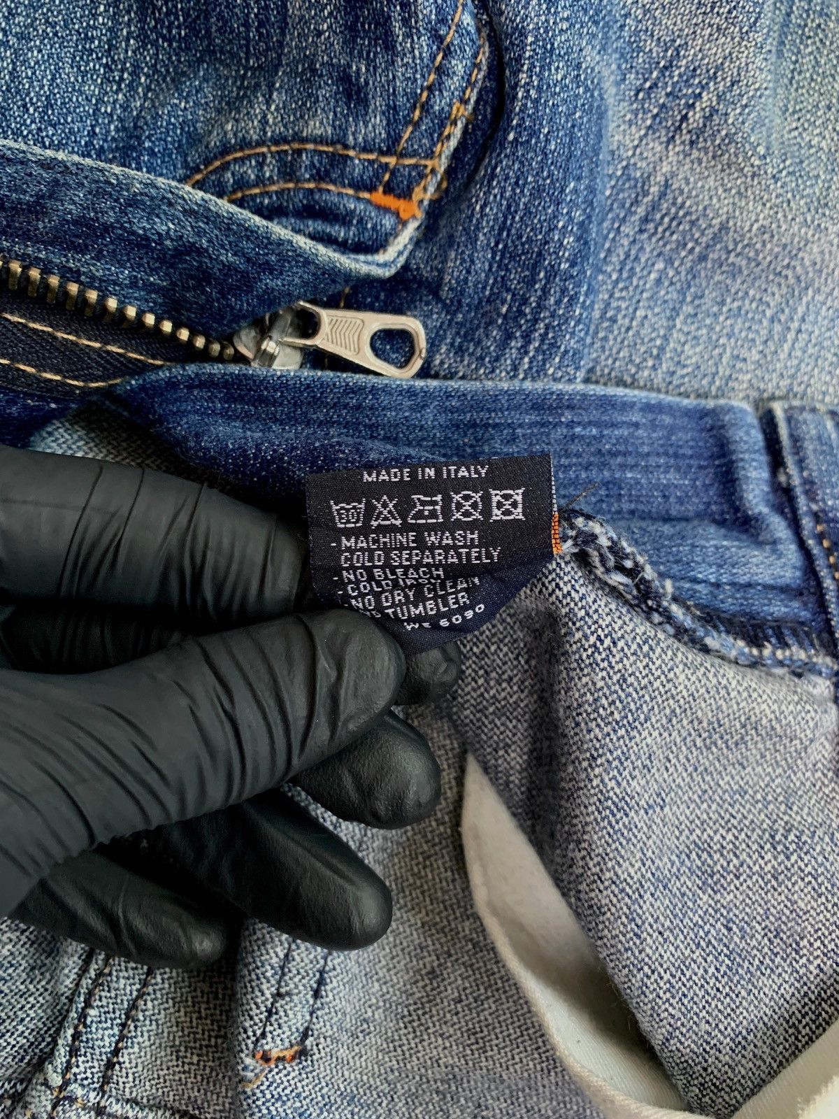 Walter Van Beirendonck FREE TAX! 2003 W&LT Reconstructed Bootcut Denim Jeans Size US 32 / EU 48 - 14 Thumbnail