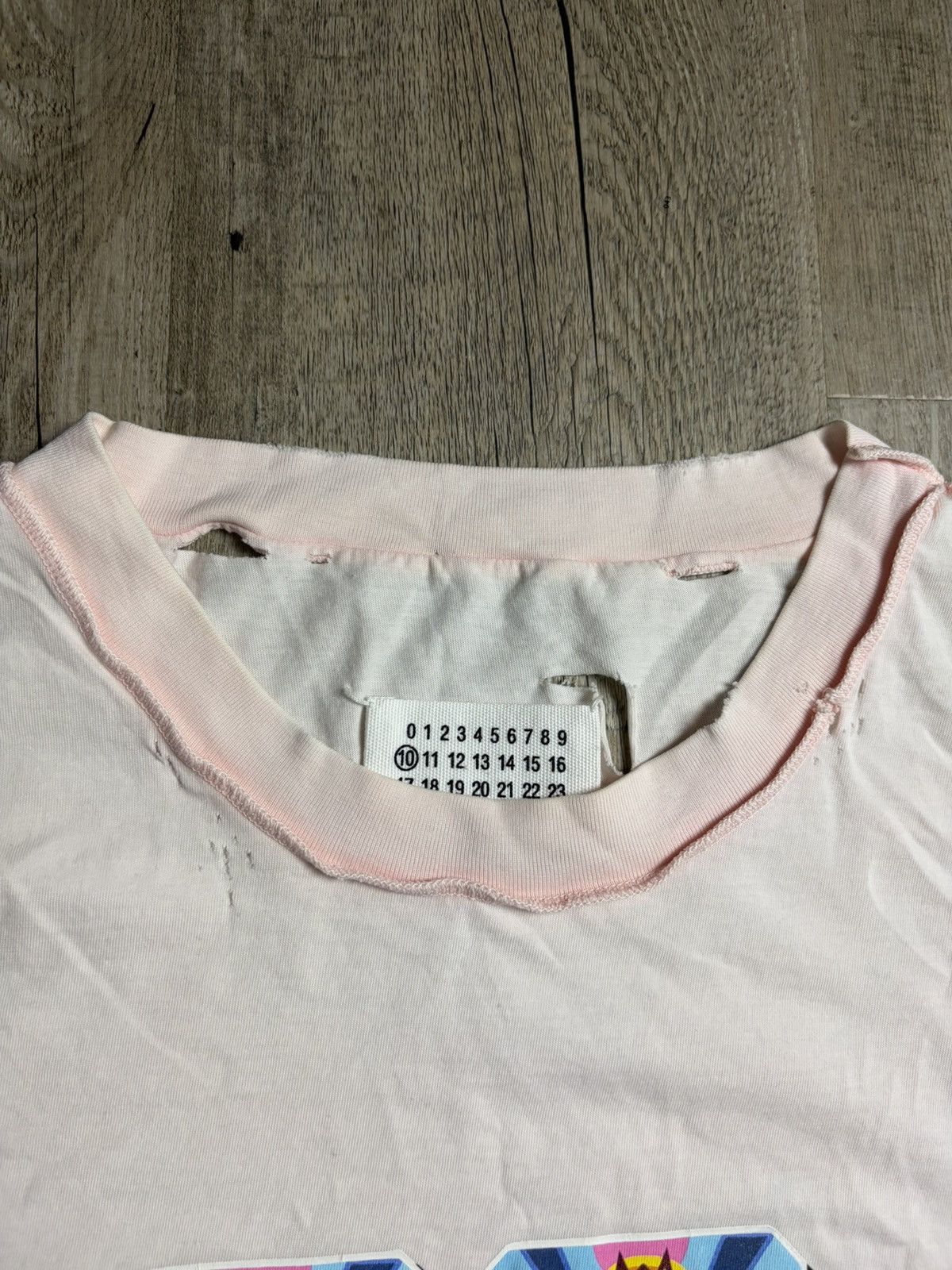 Maison Margiela Maison Margiela - insideout Distressed Printed T-Shirt Size US XL / EU 56 / 4 - 4 Thumbnail