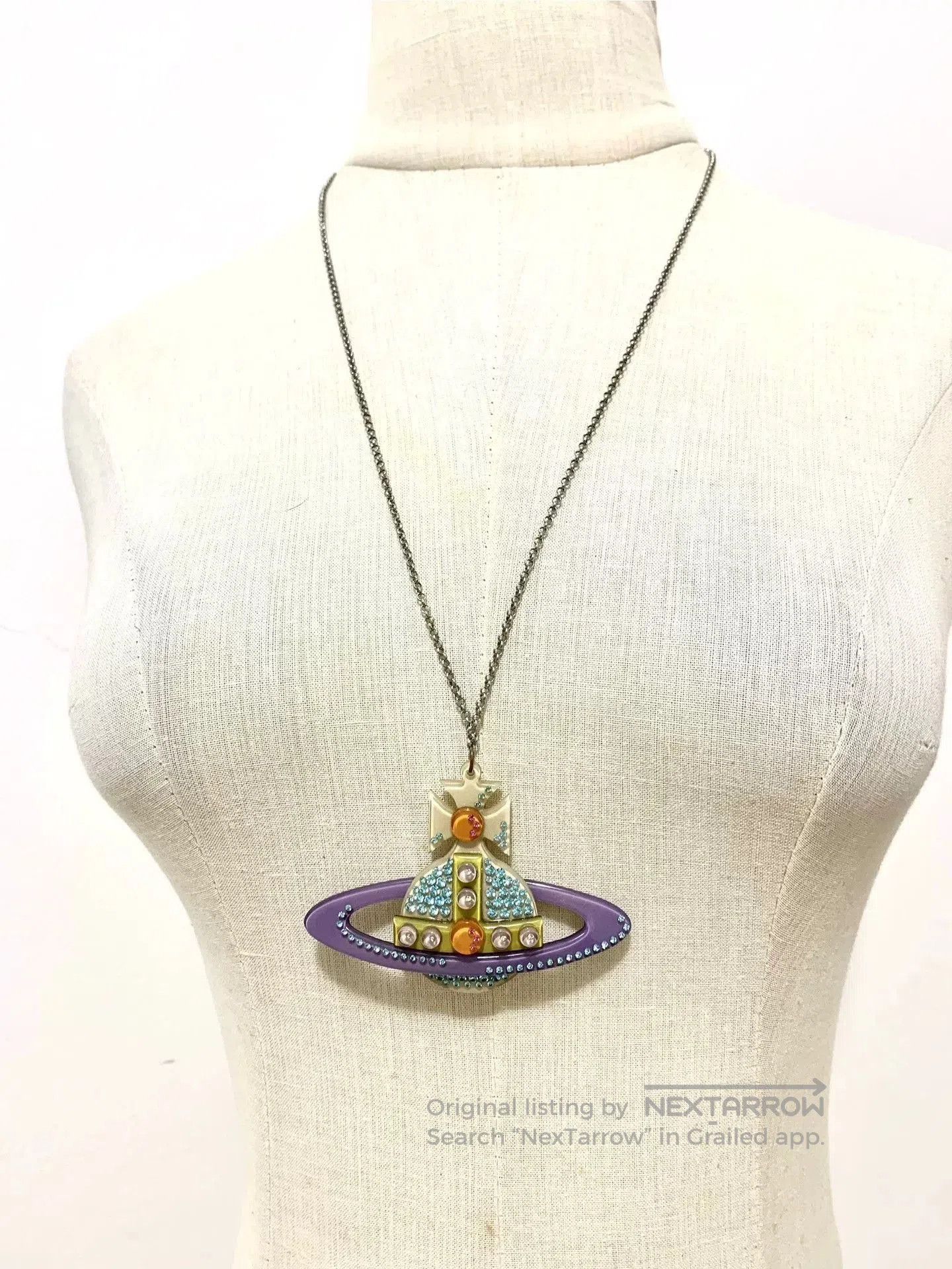 Vivienne Westwood Acrylic Necklace.