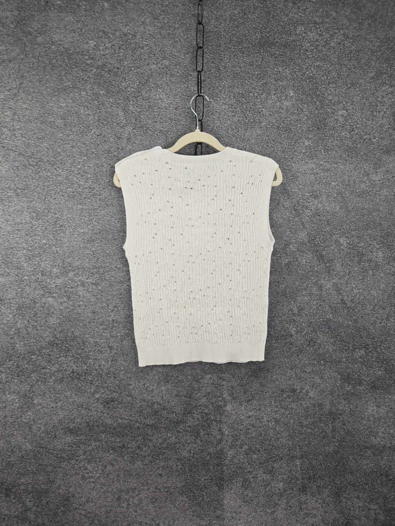 Chanel Chanel Solid color vest Size XXS / US 00 / IT 34 - 2 Thumbnail