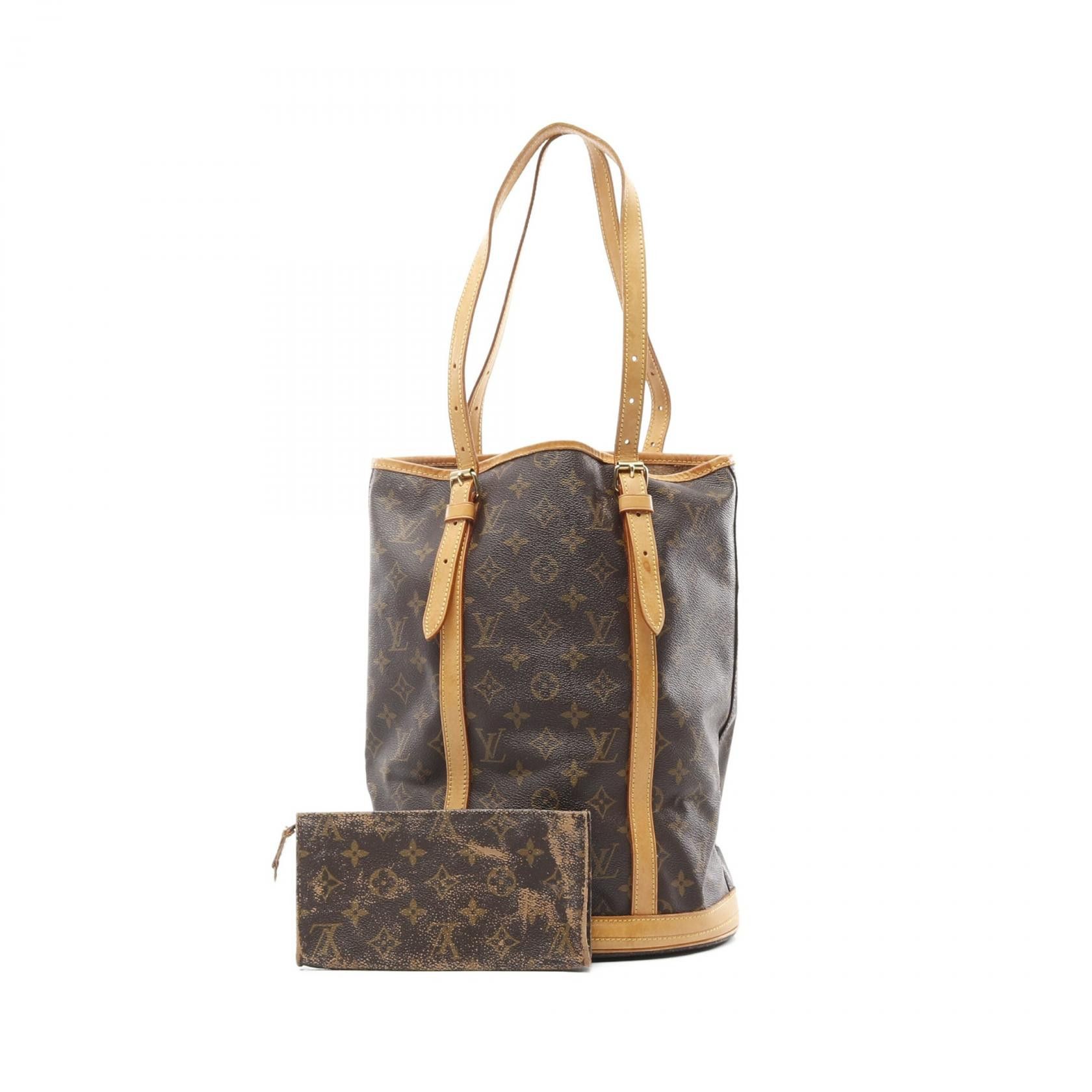 Louis Vuitton Louis Vuitton Bucket Gm Monogram Shoulder Bag Canvas Shoulder Bag M42236 in Brown, Women's