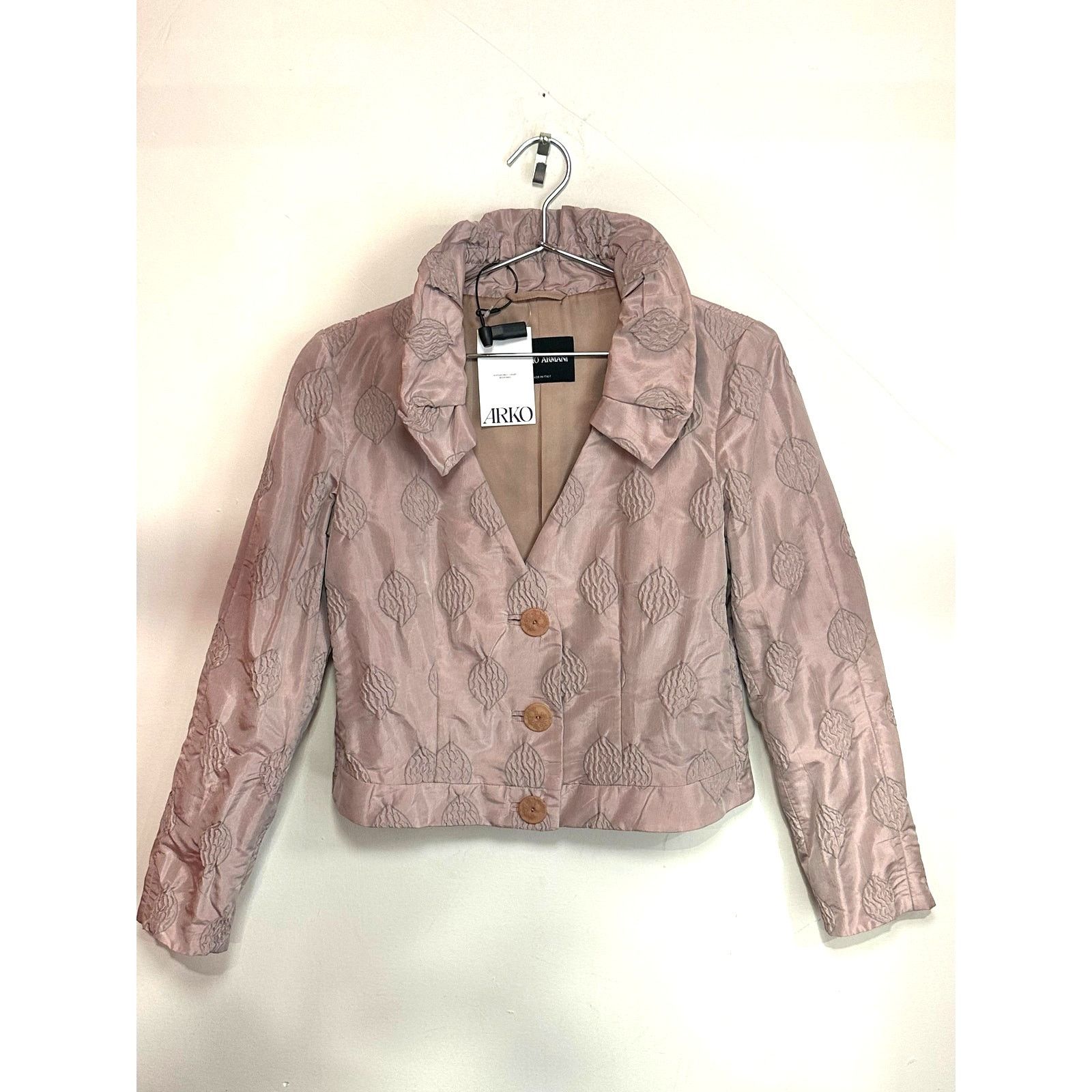 Giorgio Armani GIACCA MICRO JACQUARD VISCOSA CUPRO | Grailed