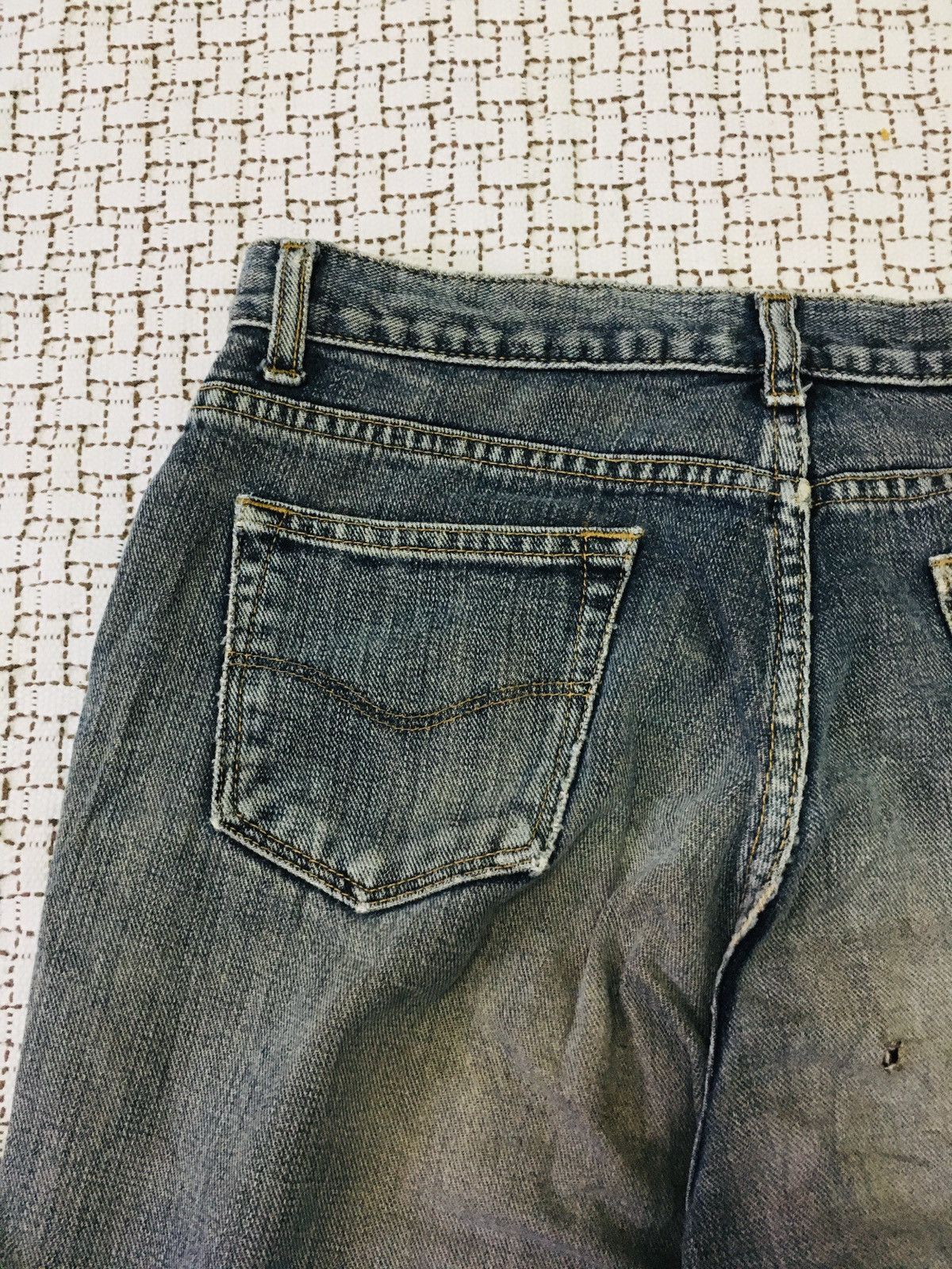 Japanese Brand Gedixsept Distressed Jeans (16) Size 28" / US 6 / IT 42 - 3 Thumbnail