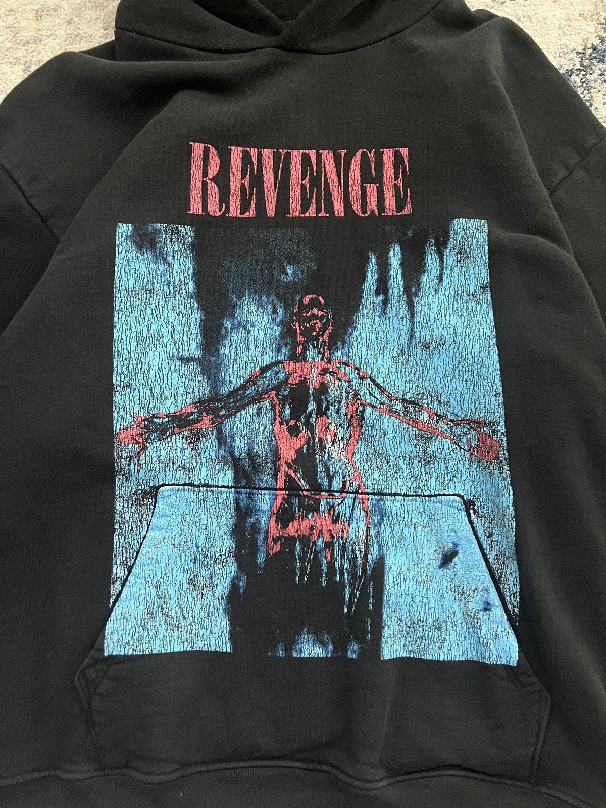 Revenge Revenge Nirvana Silver Hoodie Black Large Size US L / EU 52-54 / 3 - 2 Thumbnail