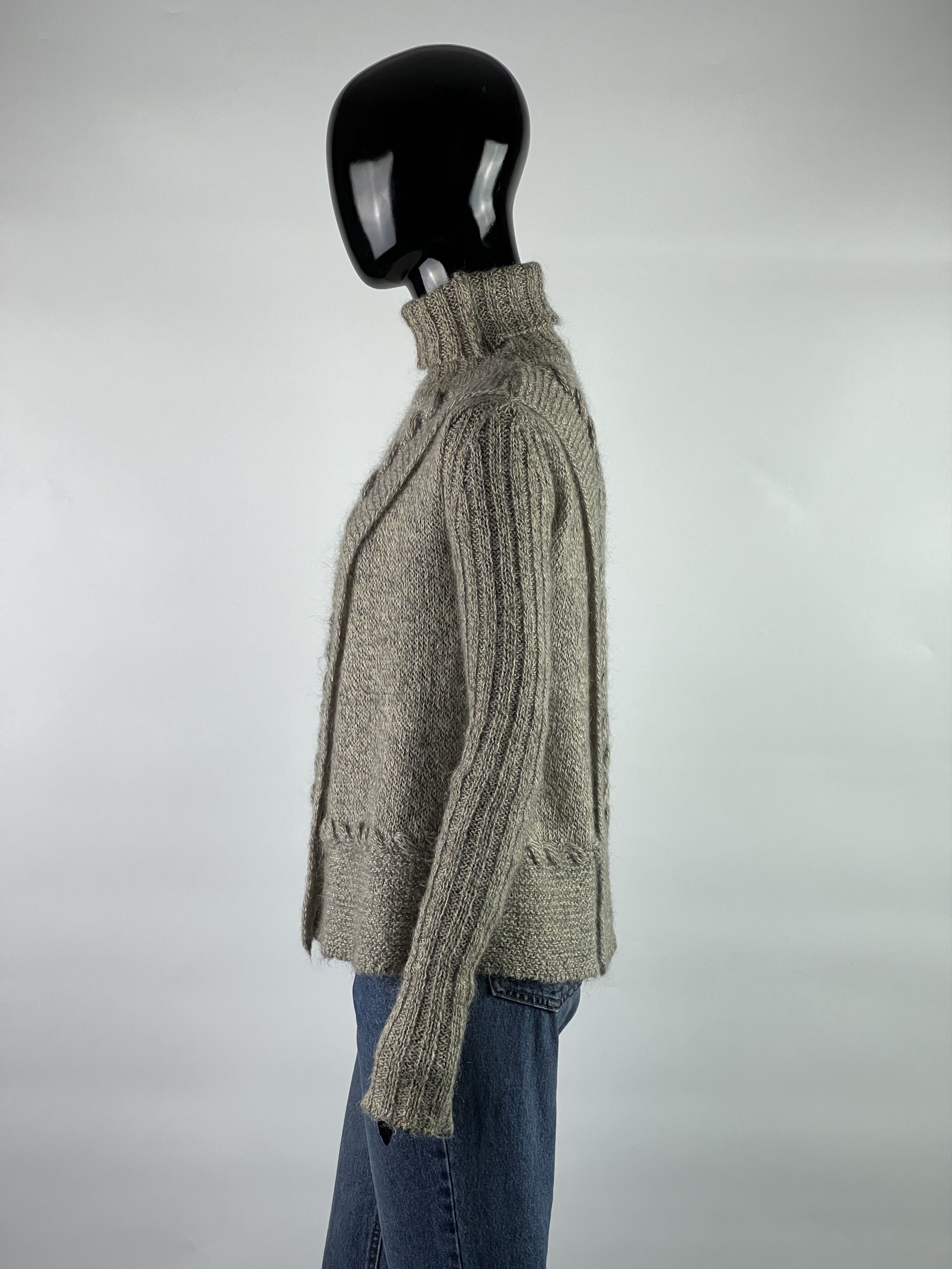 Scanlan Theodore Scanlan Theodore Wool Mohair Turtleneck Sweater Size S/M Size S / US 4 / IT 40 - 2 Thumbnail