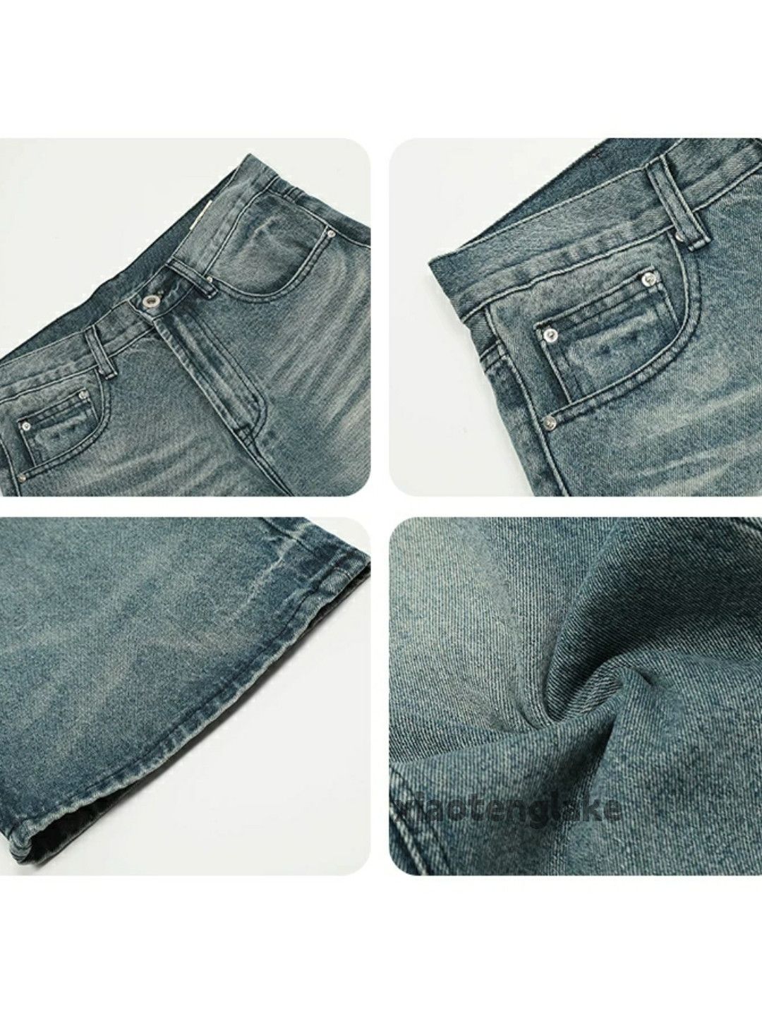 Jean × Vintage washed faded cleanfit yuppie y2k bootcut flared jeans Size US 32 / EU 48 - 2 Thumbnail