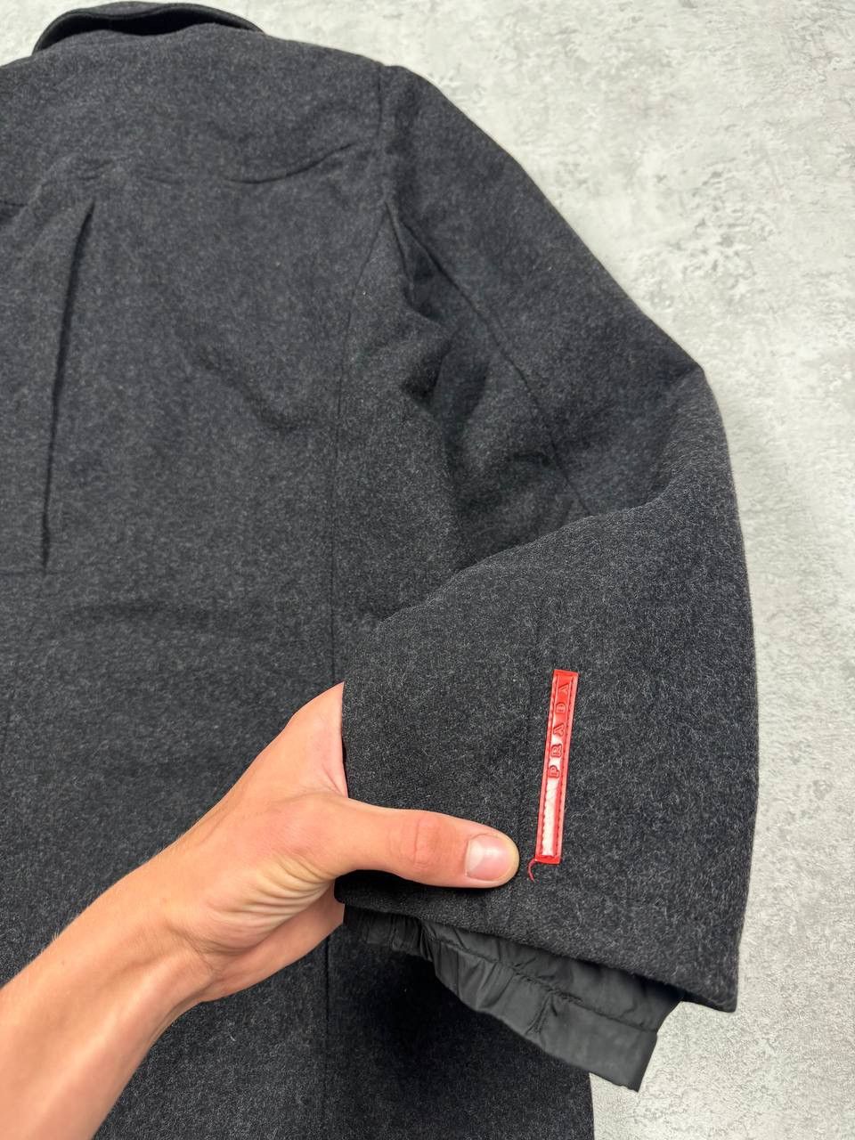 Prada Vintage Prada Wool Coat Jacket Red Tab Size 50 Size US M / EU 48-50 / 2 - 15 Thumbnail
