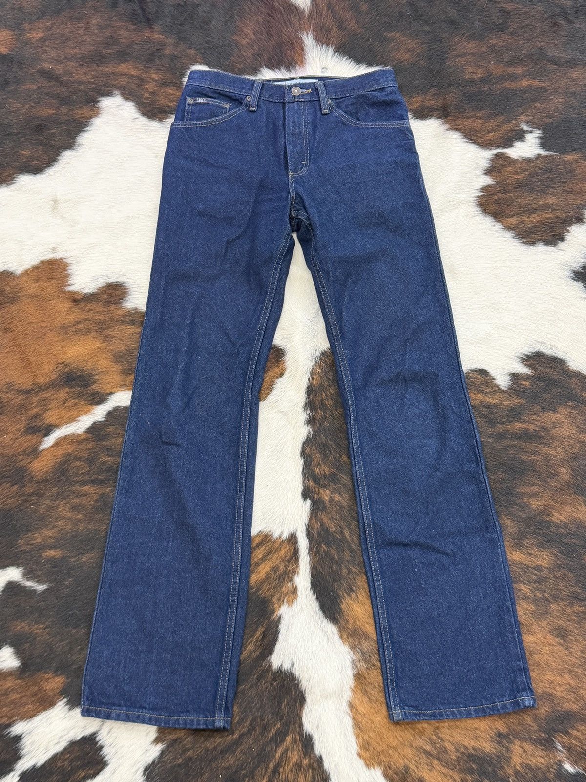 Lee Vintage 1990s Lee Regular Fit Dark Wash Bootcut Jeans Size US 29 - 1 Thumbnail