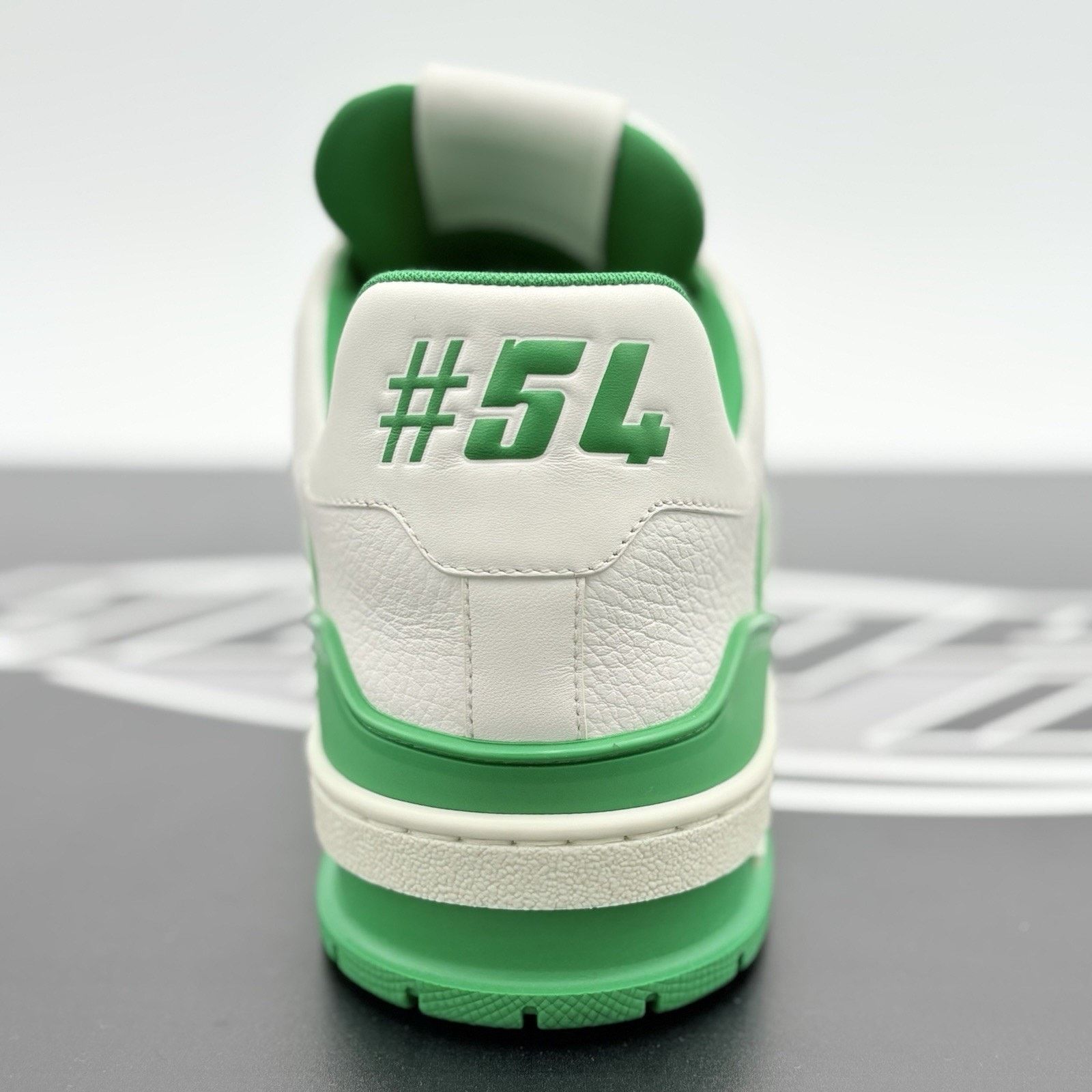 Louis Vuitton Louis Vuitton Trainer ' White Green ' | ONLY WORN 1-3x Size US 10.5 / EU 43-44 - 3 Thumbnail