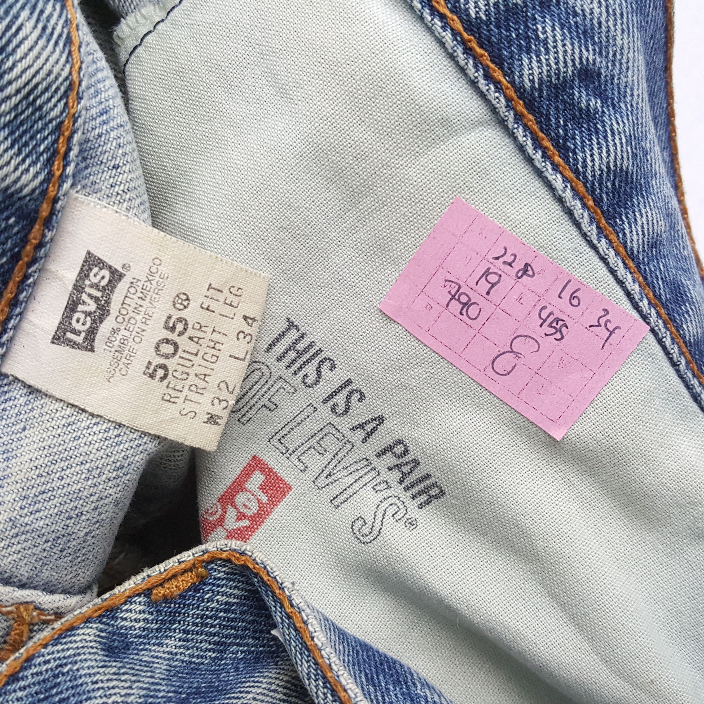 Levi's × Vintage LEVI'S Streetwear Rock Punk Style Distressed Jeans c228n19 Size US 32 / EU 48 - 13 Thumbnail