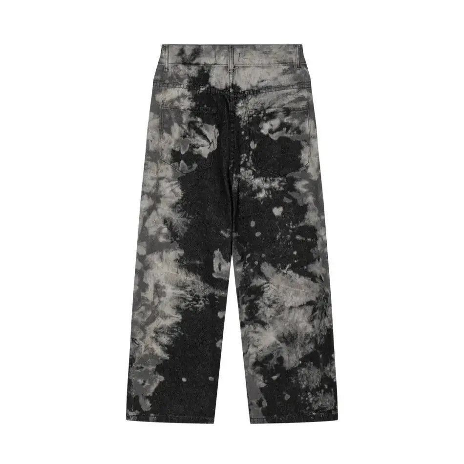 Japanese Brand Straight Wide Leg Pants Graffiti Print Casual Jeans Y2k Size US 32 / EU 48 - 5 Thumbnail