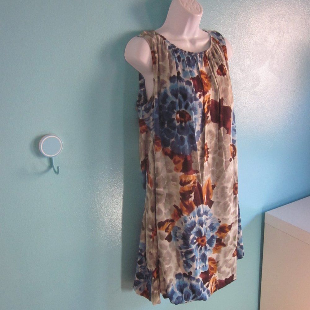 Walter Steiger Walter Silk A-Line Mini Floral Summer Dress 10 Size M / US 6-8 / IT 42-44 - 15 Thumbnail