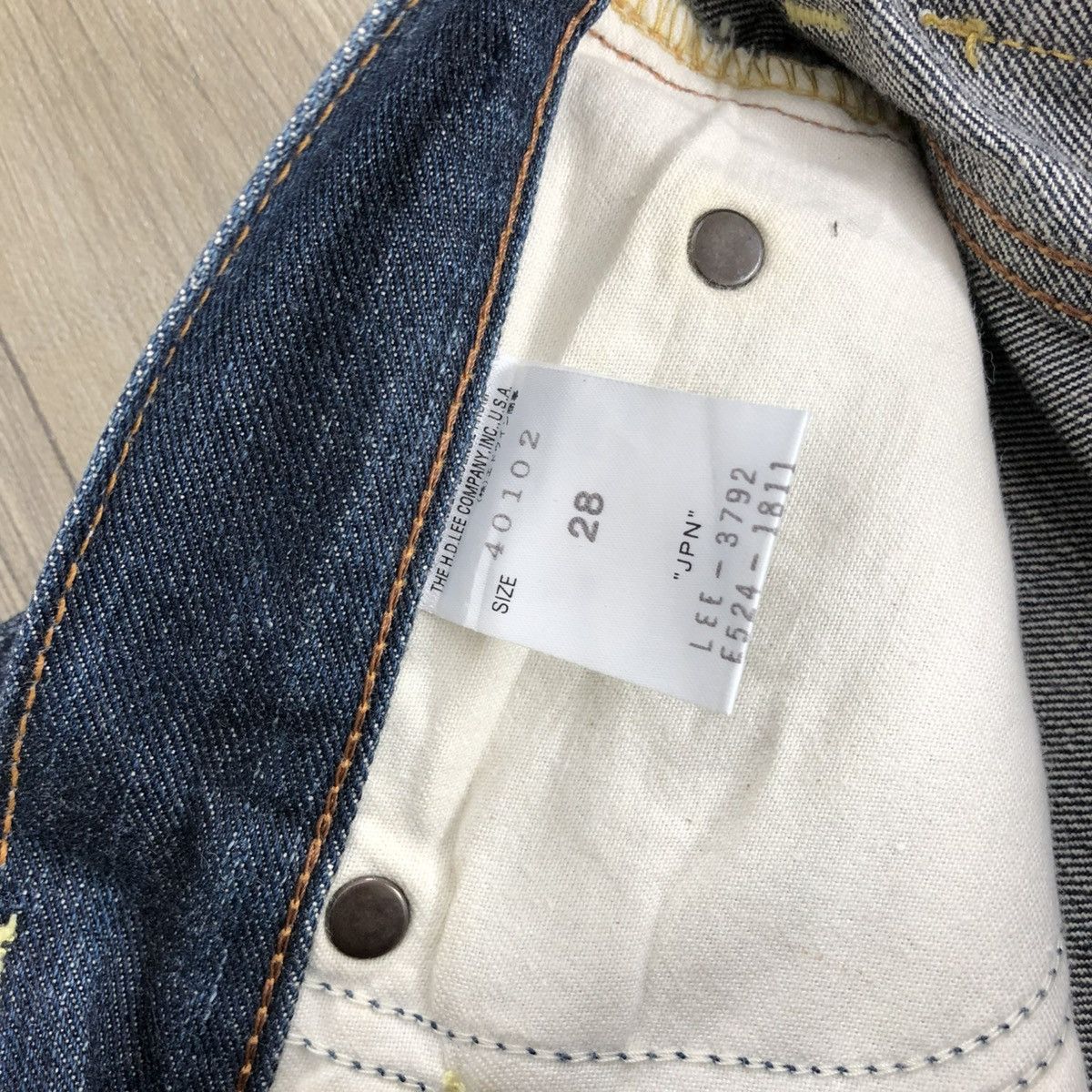 If Six Was Nine × Le Grande Bleu (L.G.B.) × Lee 🇯🇵 2000s Lee Riders Lgb Goa Distressed Bootcut Flared Jeans Size 28" / US 6 / IT 42 - 10 Thumbnail