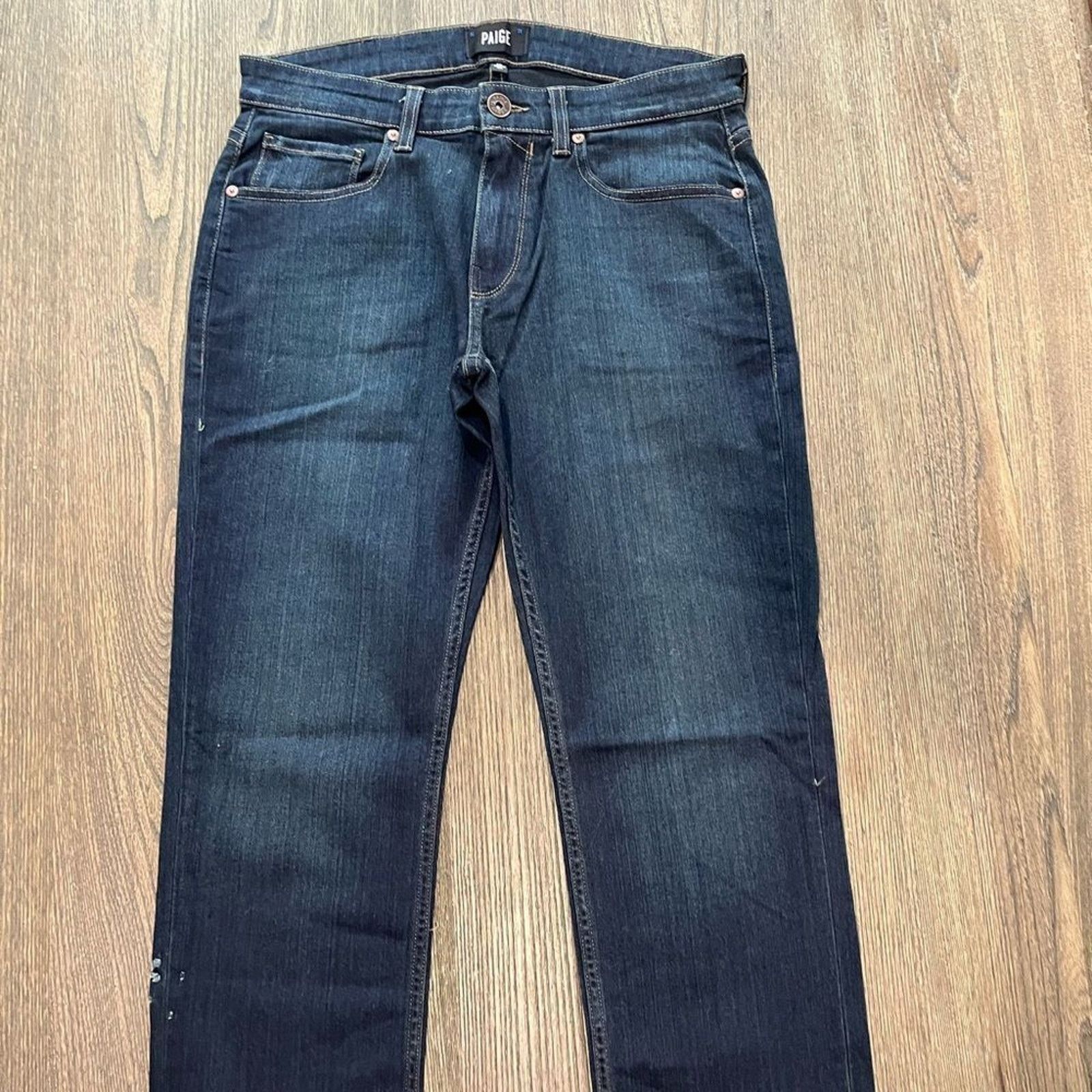 Paige Paige Jeans Mens Federal Slim Straight Jeans Cellar Size 30 Size US 30 / EU 46 - 3 Thumbnail