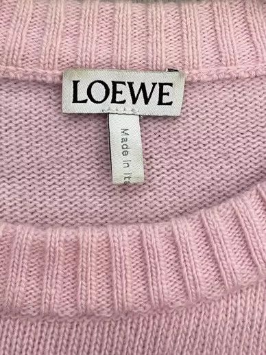 Loewe loewe Pink cherry blossom embroidered small logo wool sweat Size US XS / EU 42 / 0 - 5 Thumbnail