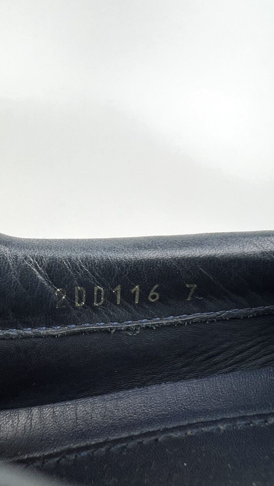 Prada PRADA Loafers Suede Penny Shoes Logo Dark Blue Men’s 2DD116 Size US 8 / EU 41 - 18 Thumbnail