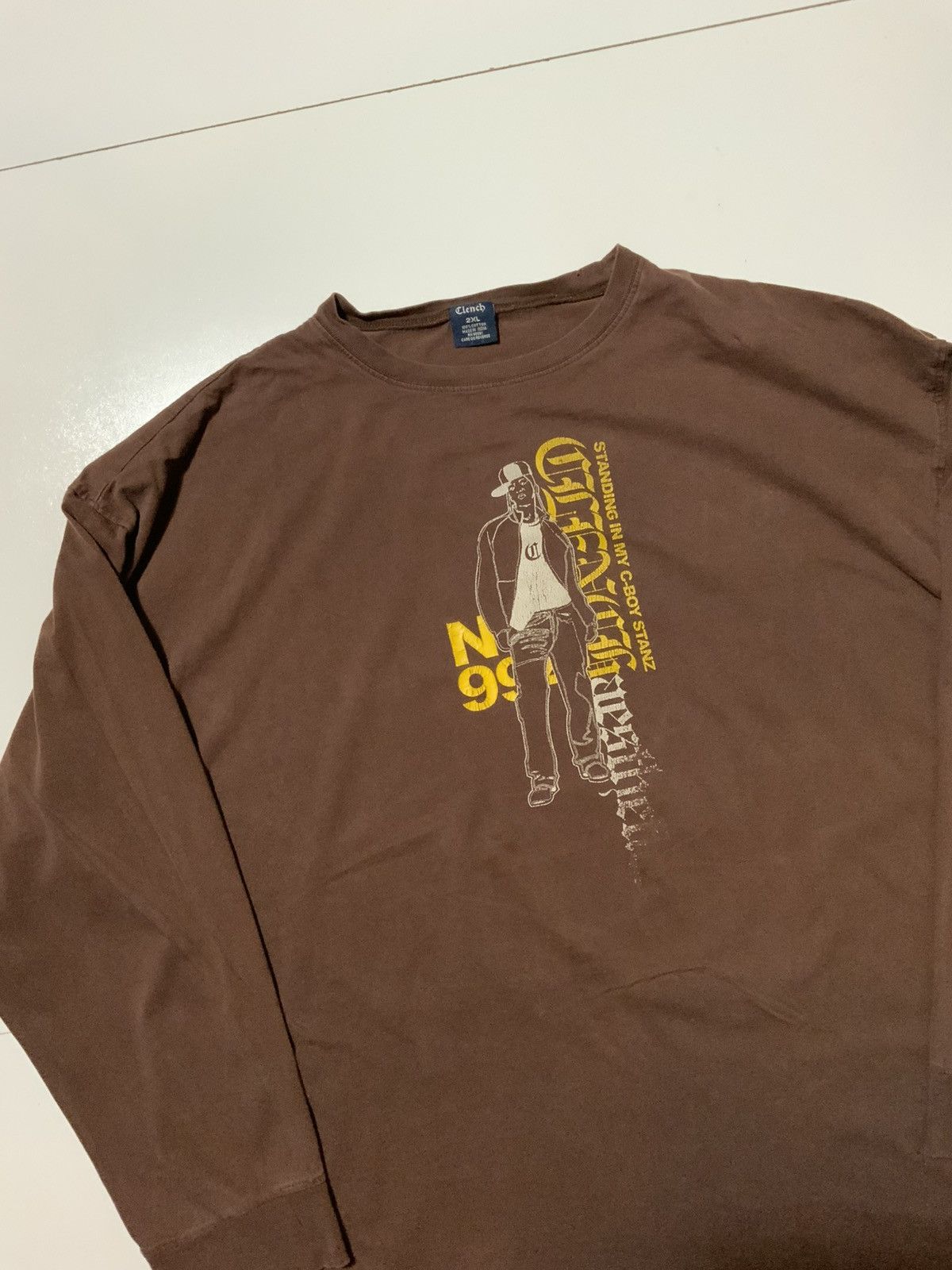 Clench Vintage Y2K Clench Standing In My C-Boy Stanz T-Shirt Size US XXL / EU 58 / 5 - 4 Thumbnail