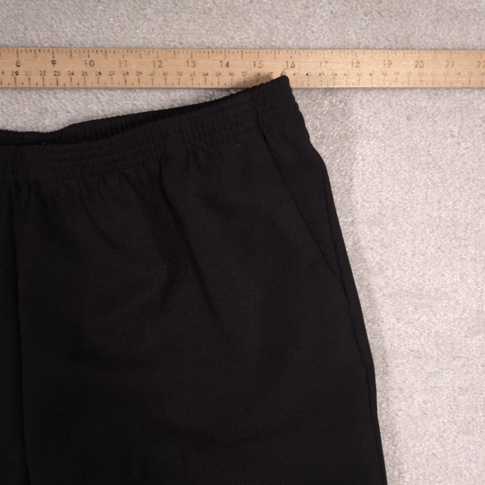 Vintage Alfred Dunner Dress Womens 14P Black Pants Stretch Pull Straight Leg Career Size 36" / US 14 / IT 50 - 6 Thumbnail