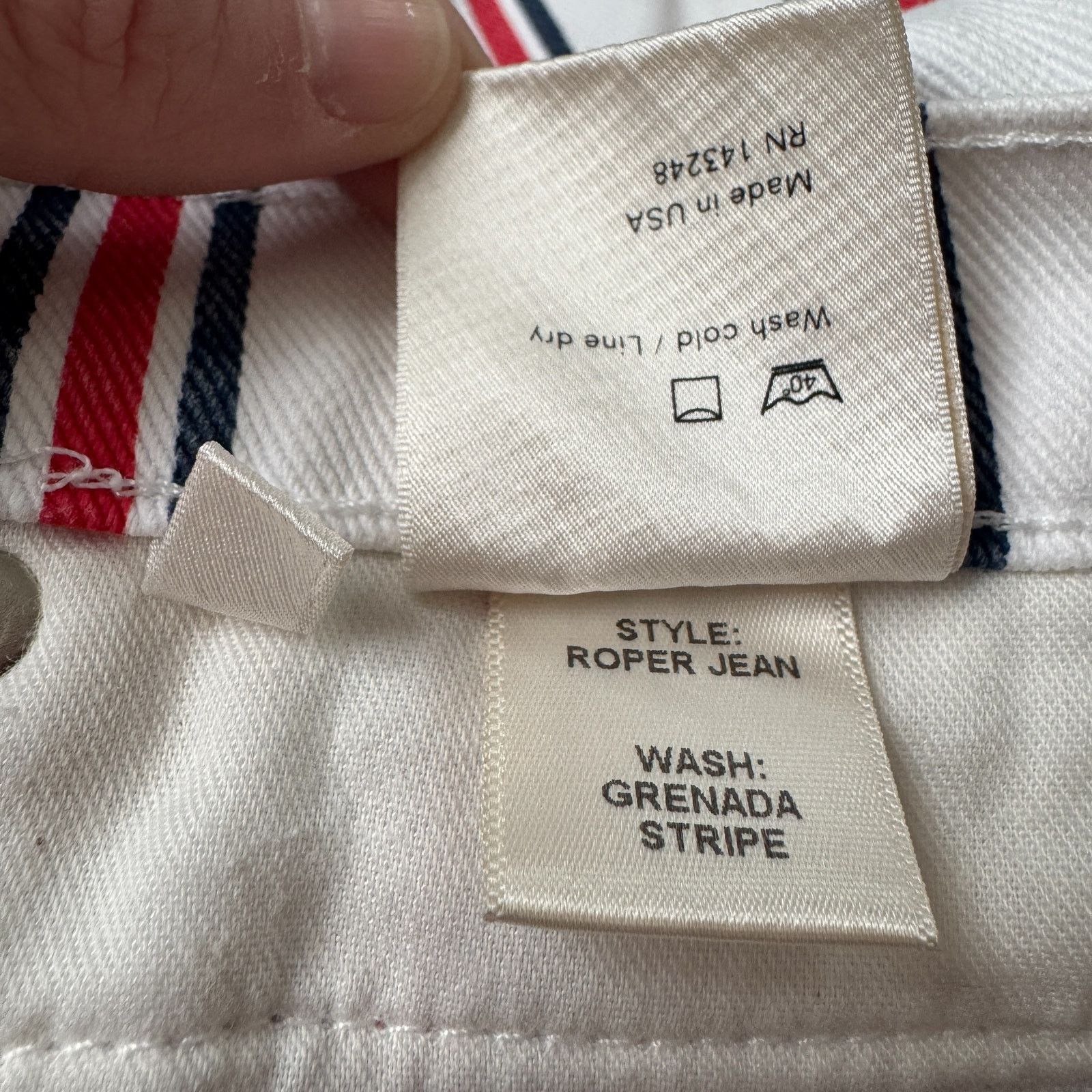 Reformation NEW Reformation Roper Jean Grenada Stripe Size 28" / US 6 / IT 42 - 7 Thumbnail