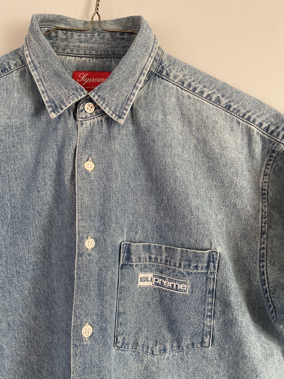 トップス Supreme 20SS Invert Denim S/S Shirt Supreme Invert Denim S S Shirt (SS20) - $128