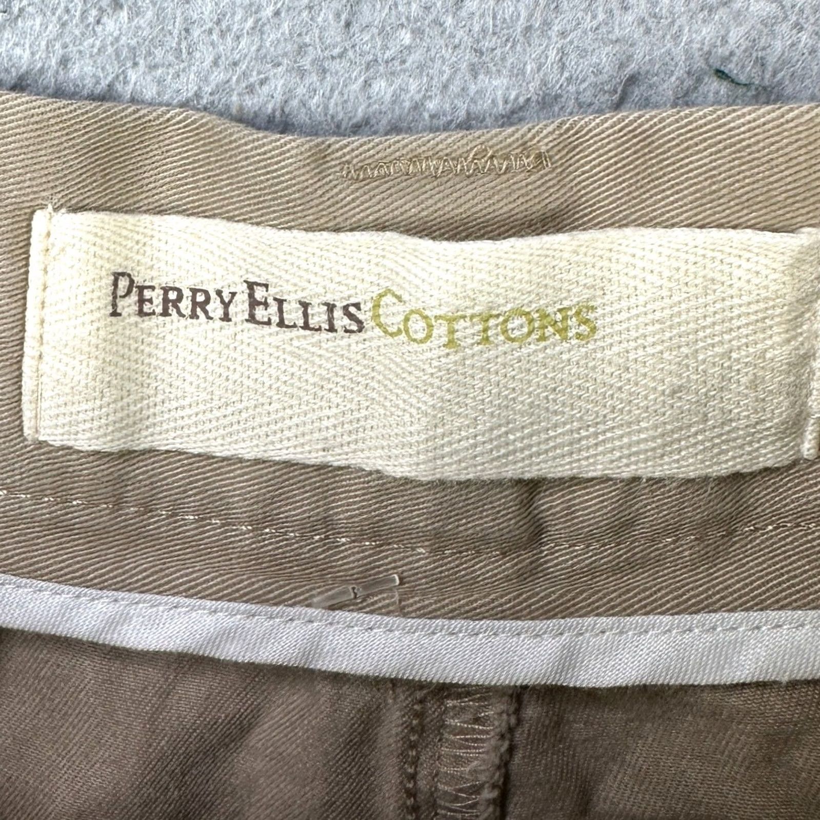 Perry Ellis Perry Ellis Mens Cargo Walk Shorts 38 Tan Relaxed Flat Front 100% Cotton NEW Size US 38 / EU 54 - 4 Thumbnail