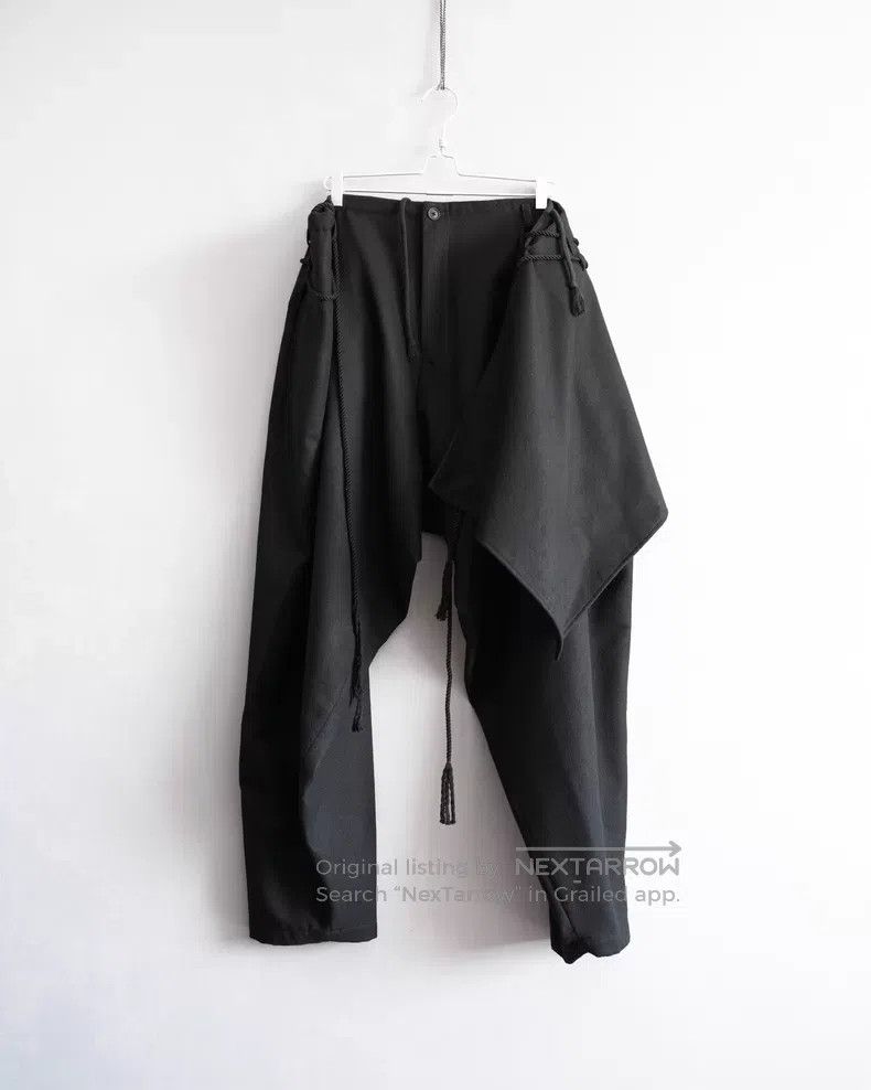Yohji Yamamoto Yohji Yamamoto size 1 23AW Flannelette Crotch Pants Size US 28 / EU 44 - 1 Thumbnail