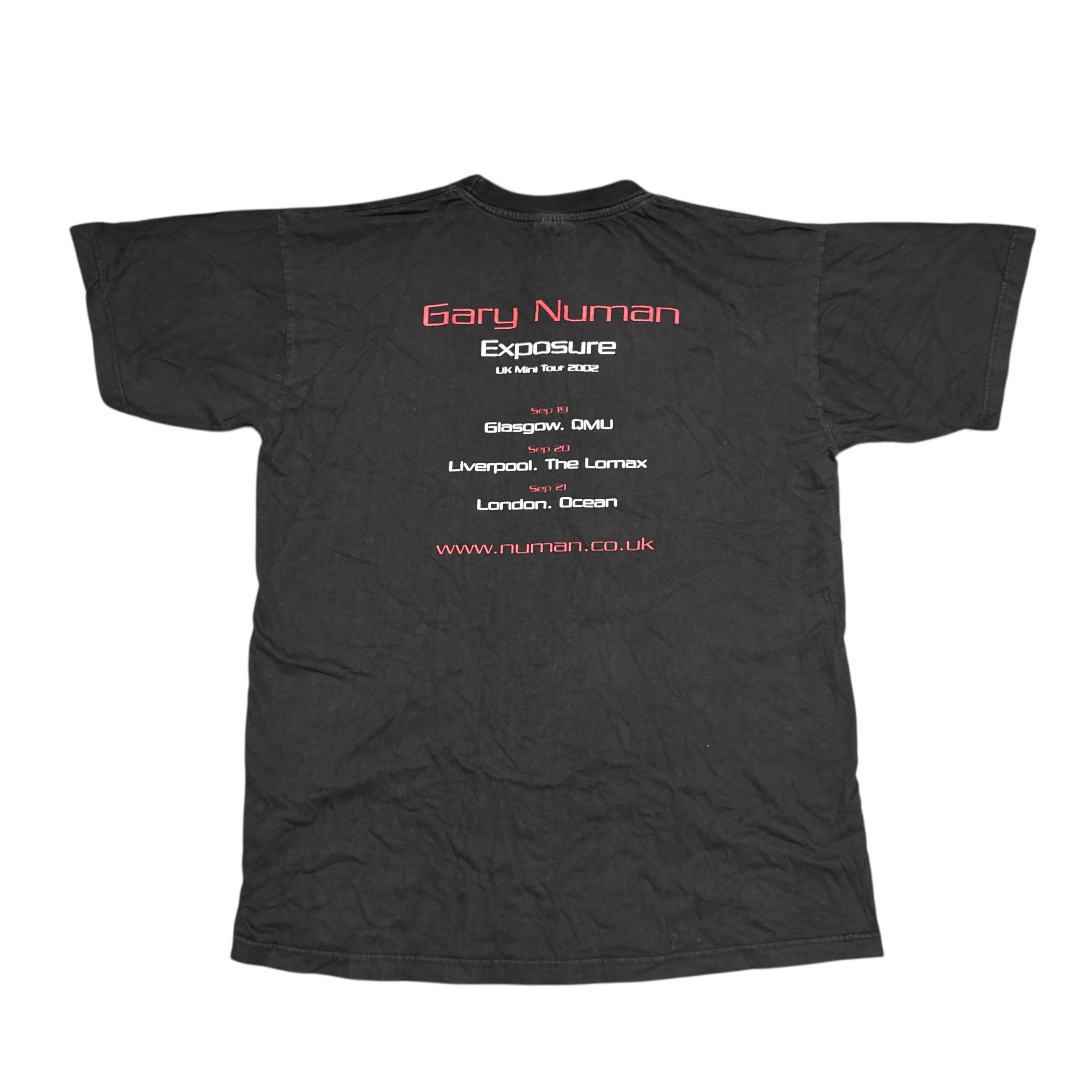 Band Tees 2002 Gary Numan Shirt Band Tee Bauhaus Talking Heads Gothic Size US XL / EU 56 / 4 - 2 Thumbnail