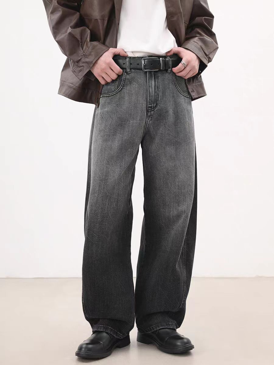 Japanese Brand × Vintage Vintage Street Gradient Loose Casual Jeans Size US 36 / EU 52 - 1 Thumbnail
