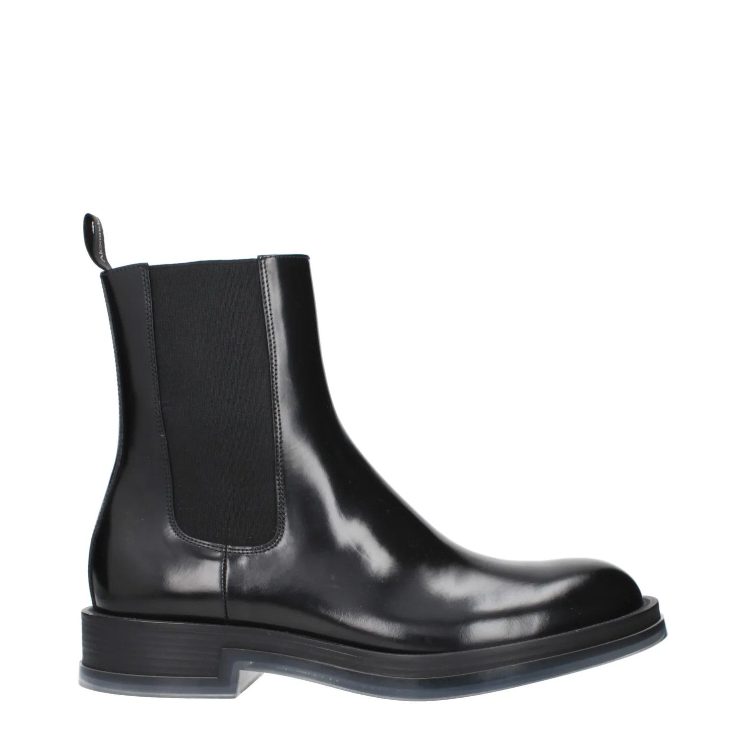 Alexander McQueen ob1o1e0225 Leather Ankle Boots in Black Size US 9.5 / EU 42-43 - 1 Thumbnail
