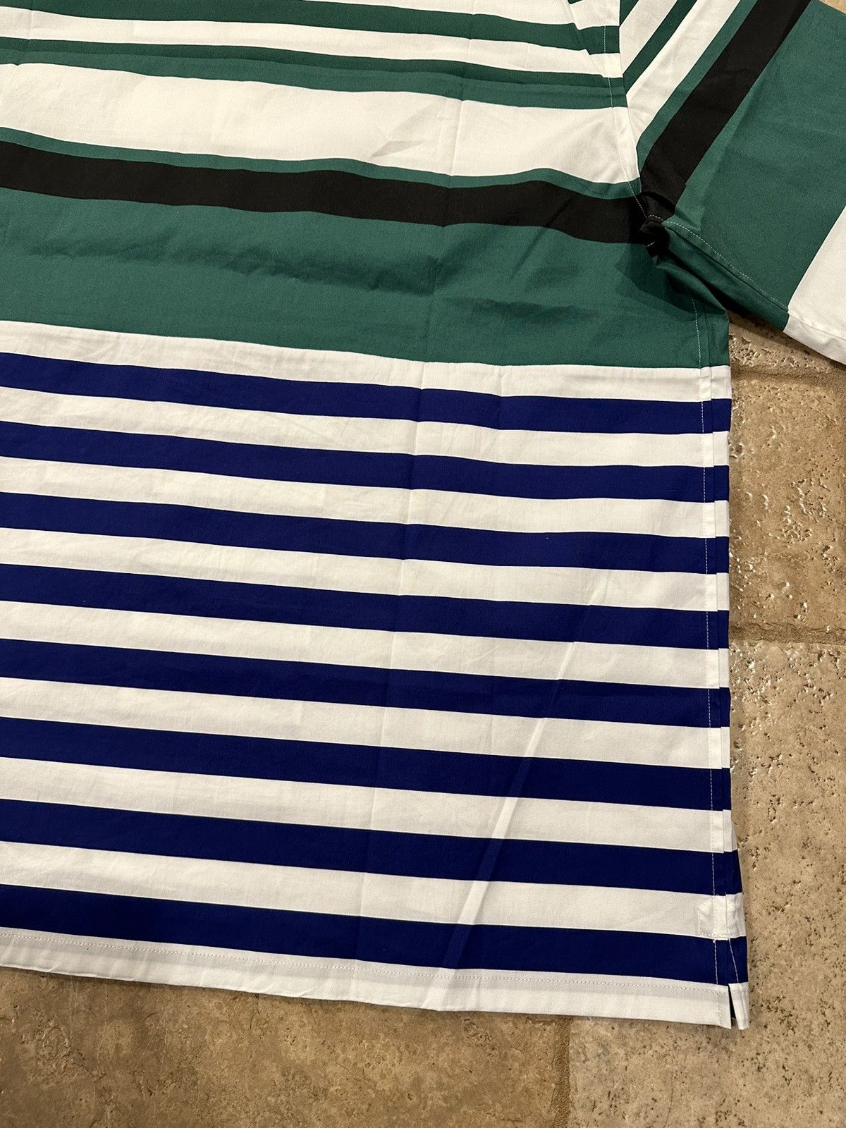 Prada Prada x Raf Simmons SS22 Camp Collar Striped Bowling Shirt Size US L / EU 52-54 / 3 - 9 Thumbnail